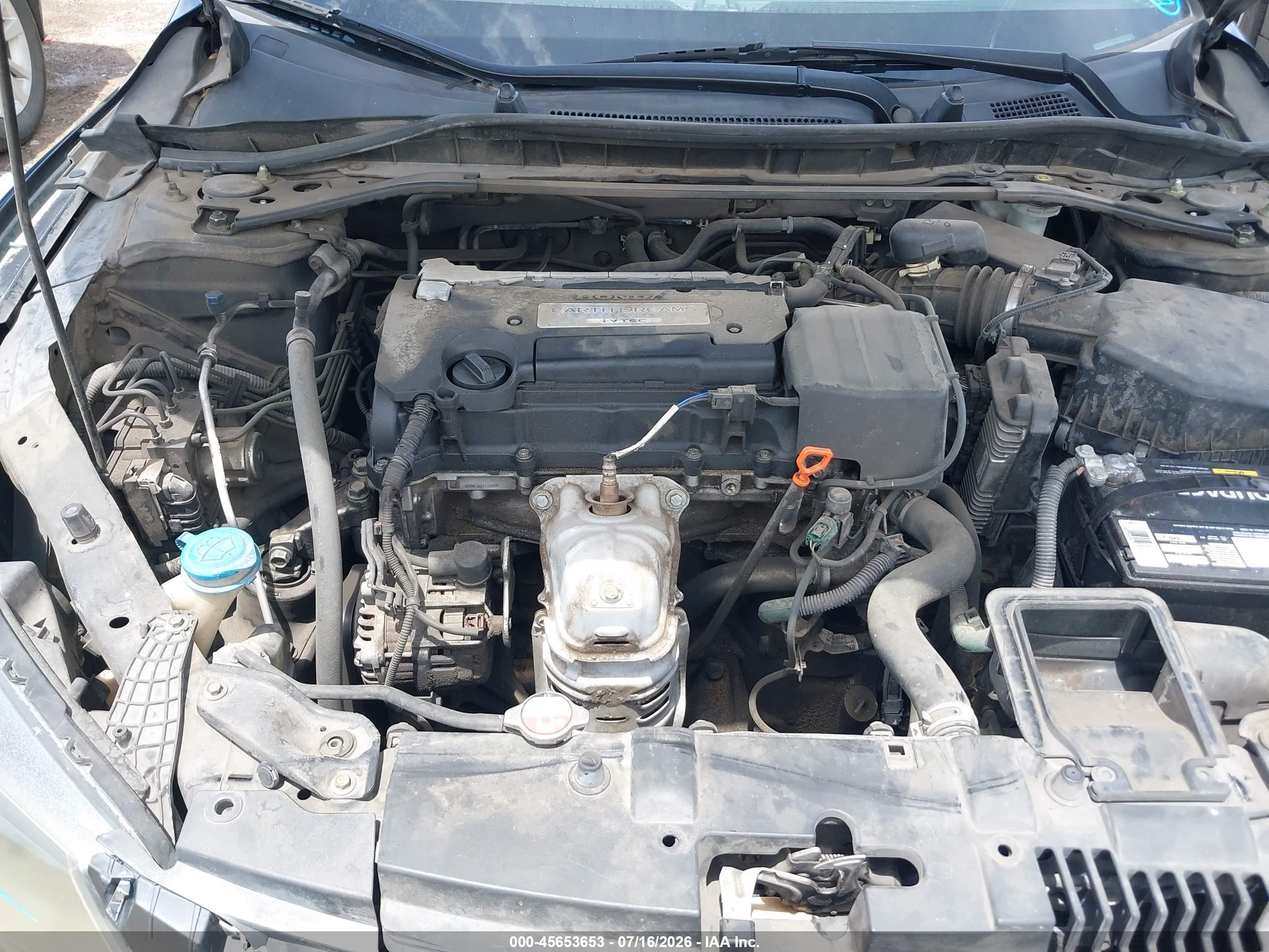 2014 Honda Accord Sport Черный vin: 1HGCR2F58EA073119