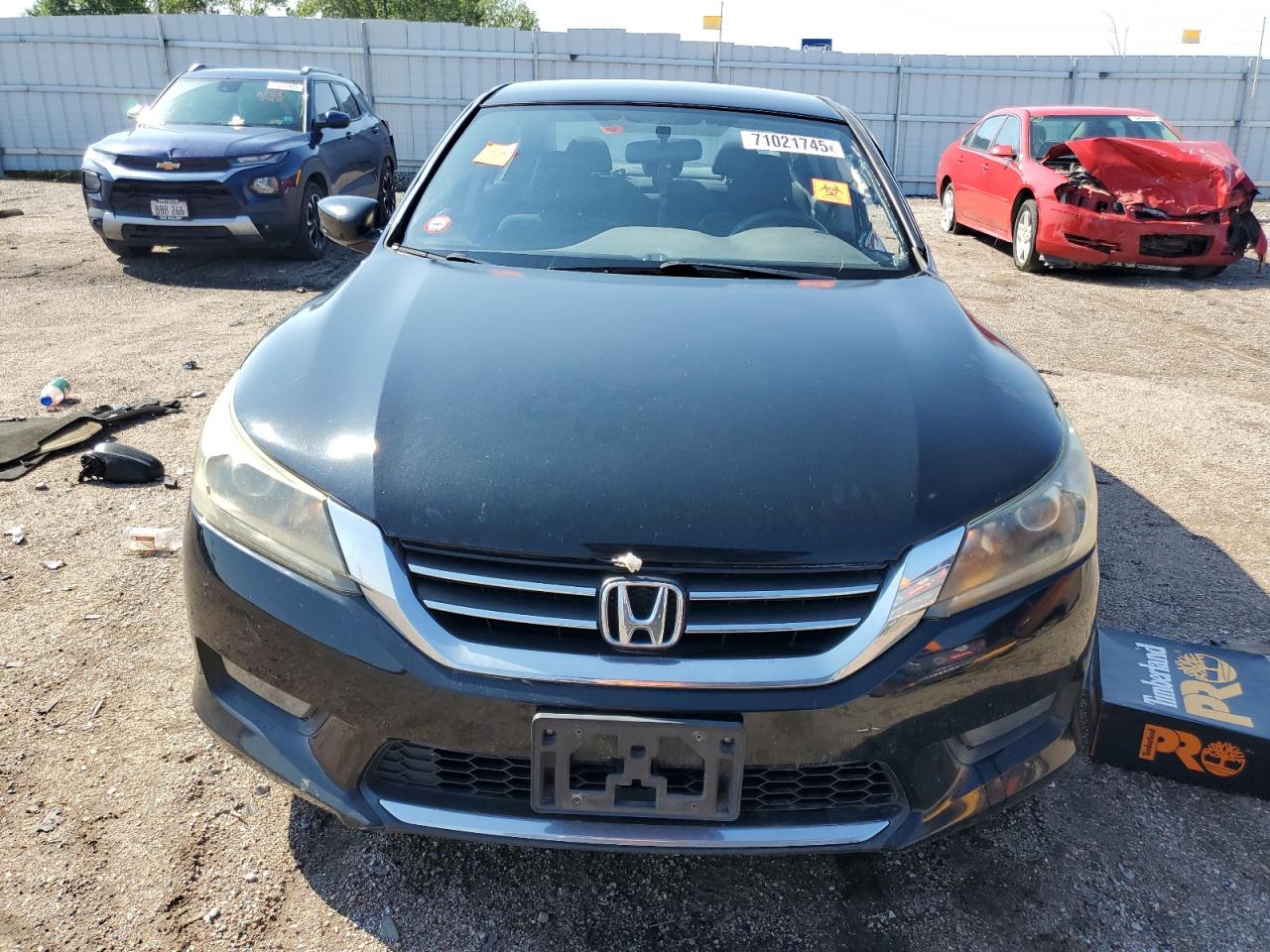 2014 Honda Accord Sport Черный vin: 1HGCR2F58EA100738