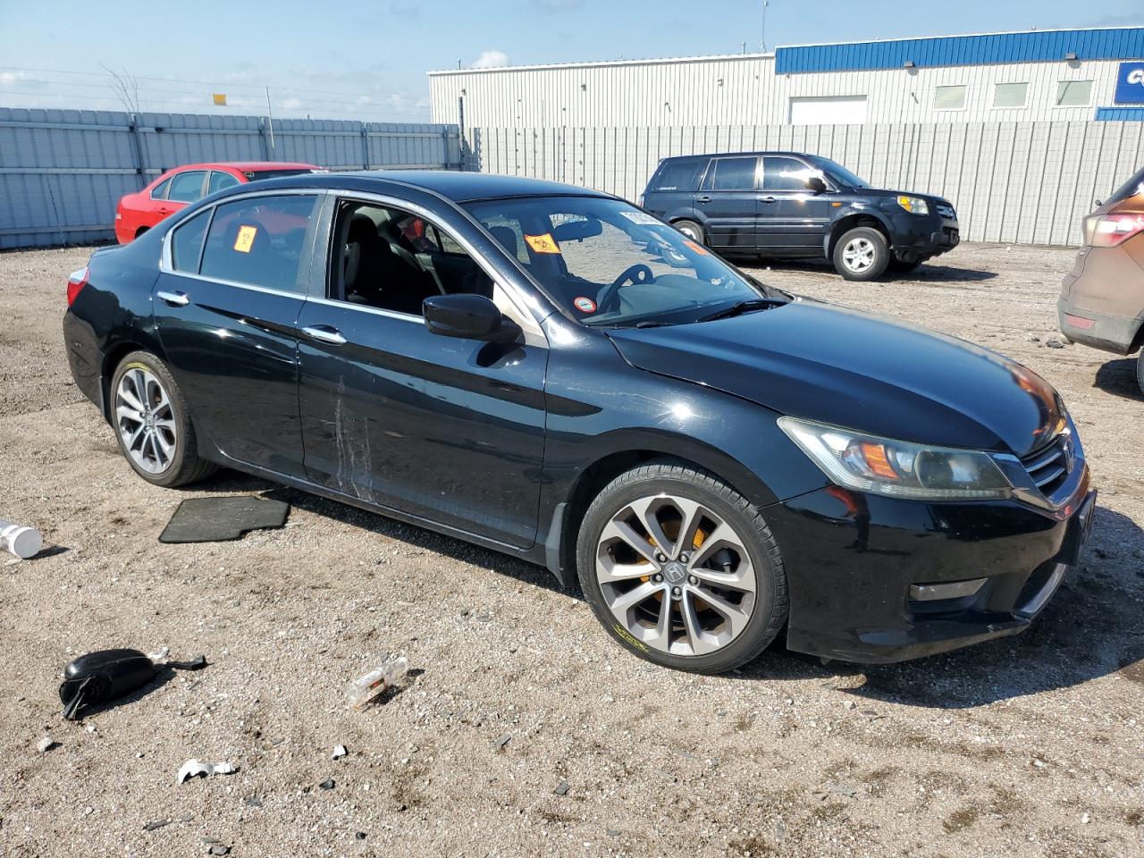 2014 Honda Accord Sport Черный vin: 1HGCR2F58EA100738