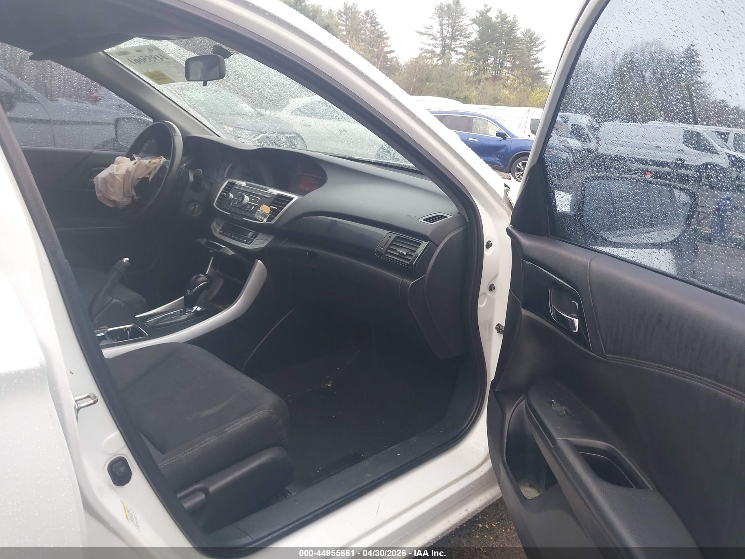 2014 Honda Accord Sport White vin: 1HGCR2F58EA109634