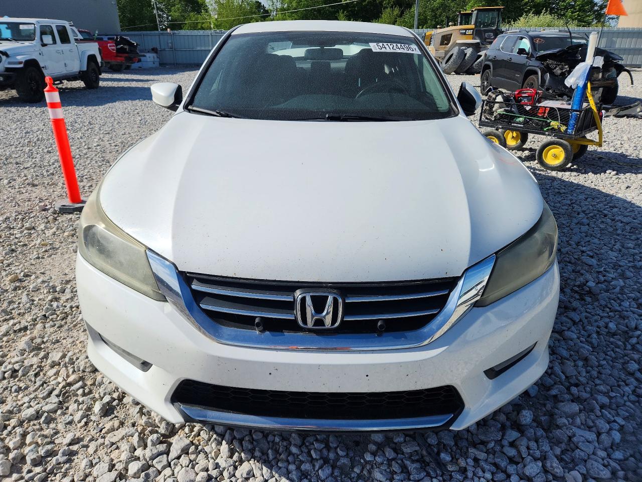 2014 Honda Accord Sport White vin: 1HGCR2F58EA129883