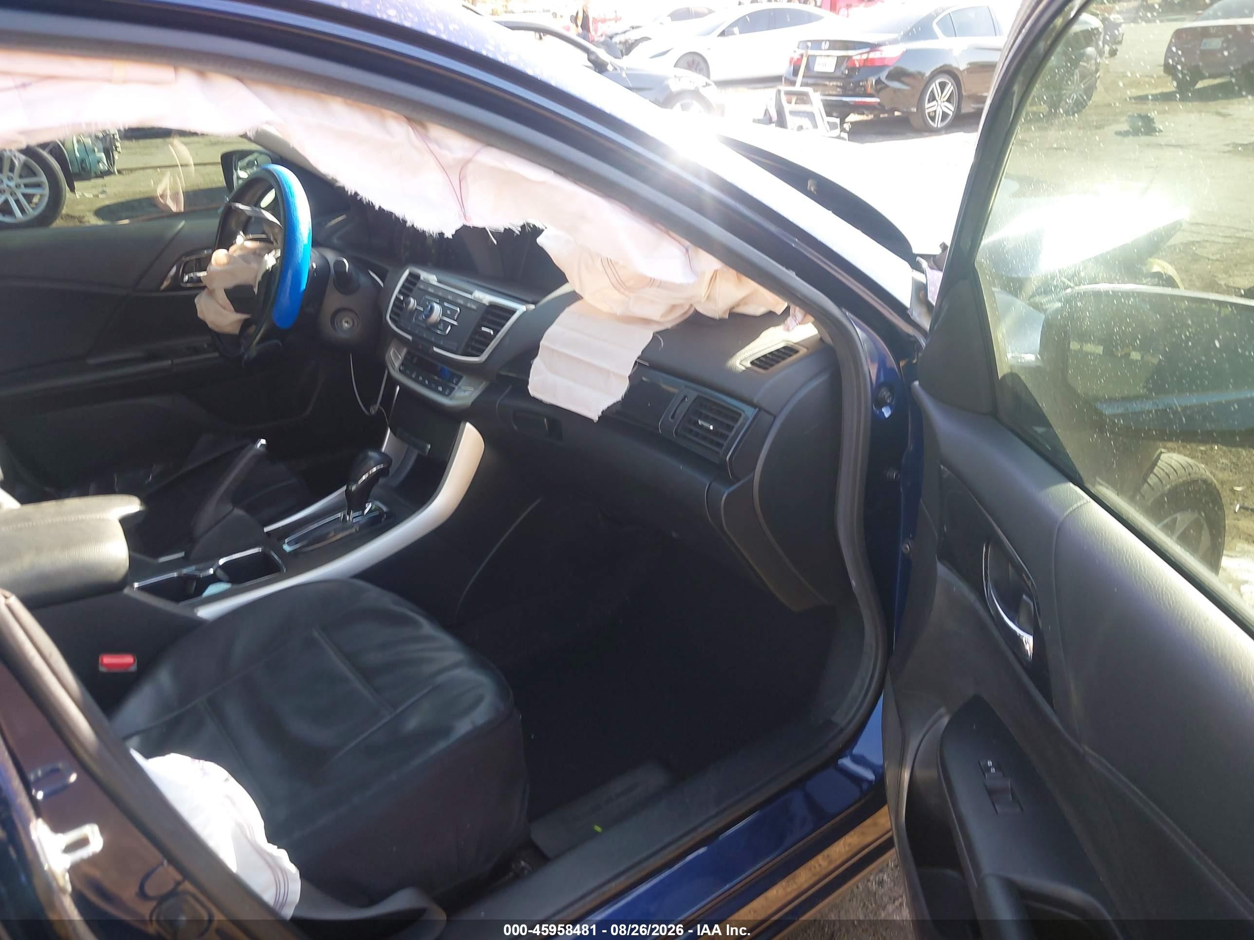 2014 Honda Accord Sport Blue vin: 1HGCR2F58EA131679