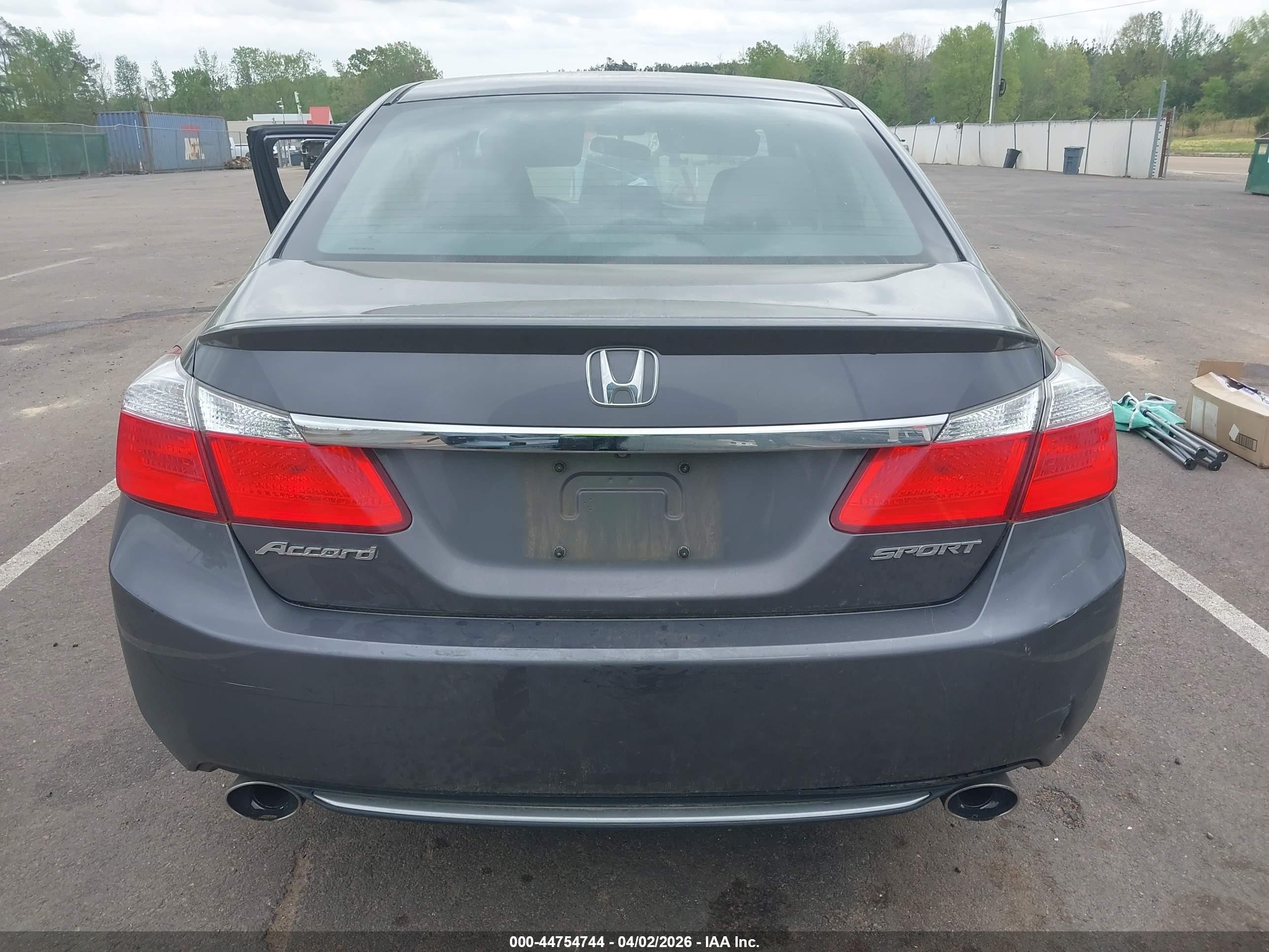 2014 Honda Accord Sport Gray vin: 1HGCR2F58EA135716