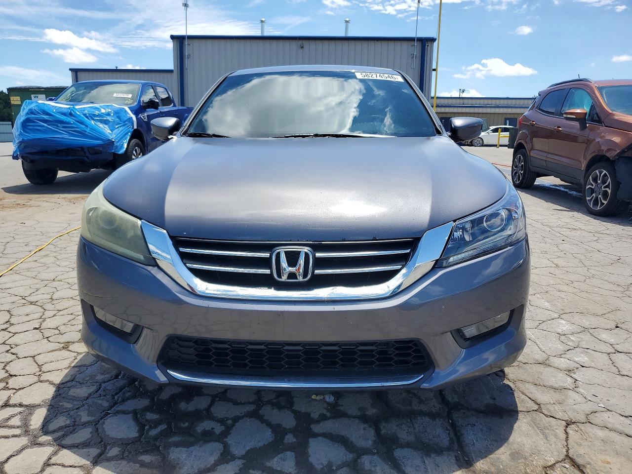 2014 Honda Accord Sport Gray vin: 1HGCR2F58EA138275