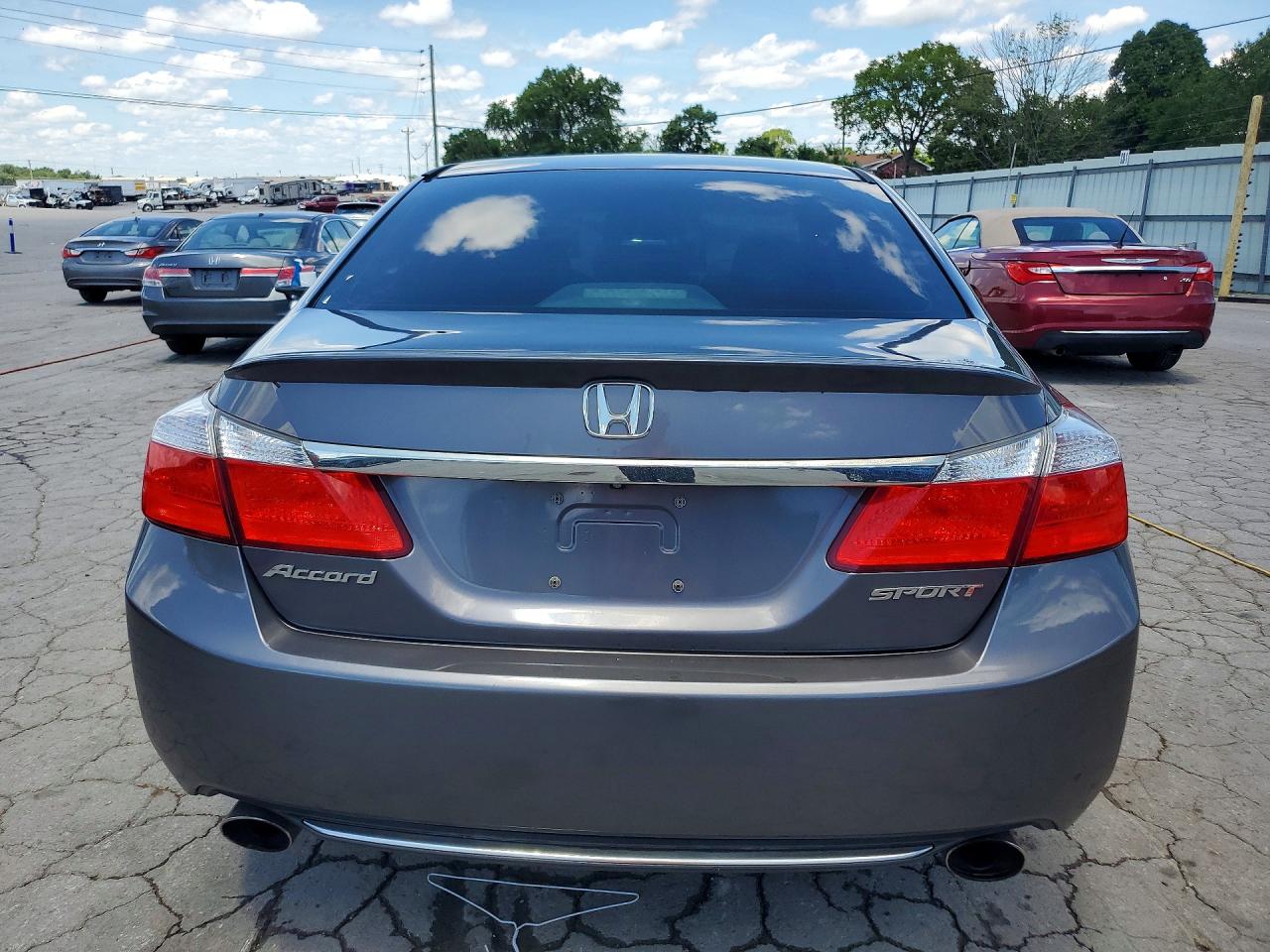 2014 Honda Accord Sport Gray vin: 1HGCR2F58EA138275