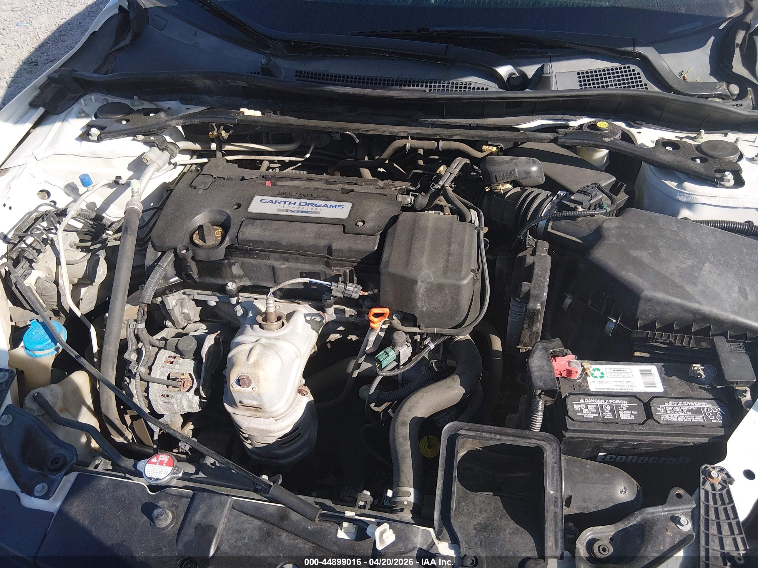 2014 Honda Accord Sport White vin: 1HGCR2F58EA174810