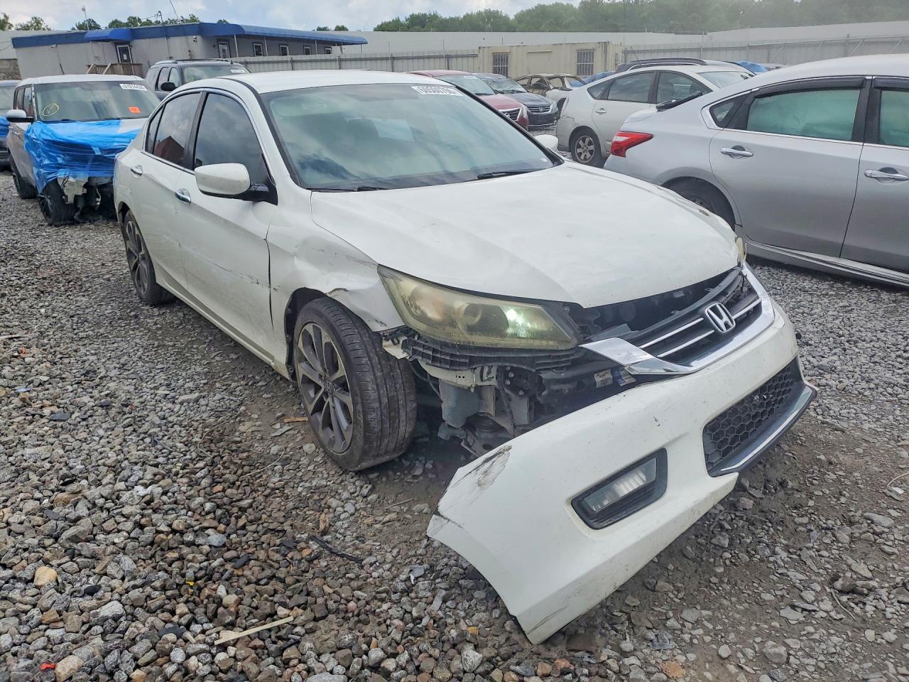 2014 Honda Accord Sport White vin: 1HGCR2F58EA178548