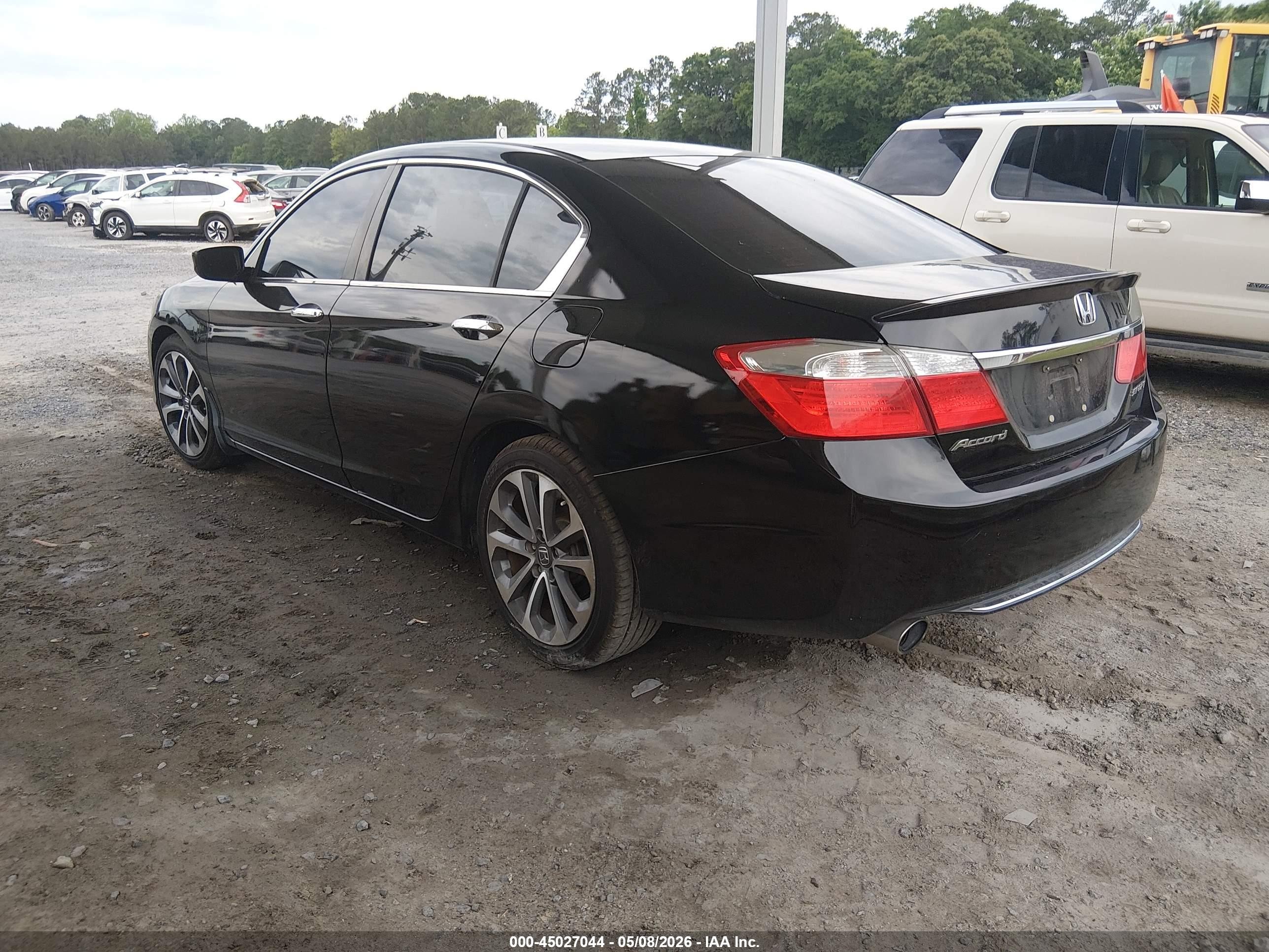 2014 Honda Accord Sport Black vin: 1HGCR2F58EA216151
