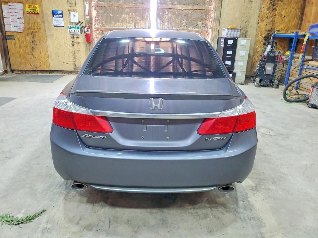2014 Honda Accord Sport Gray vin: 1HGCR2F58EA268041