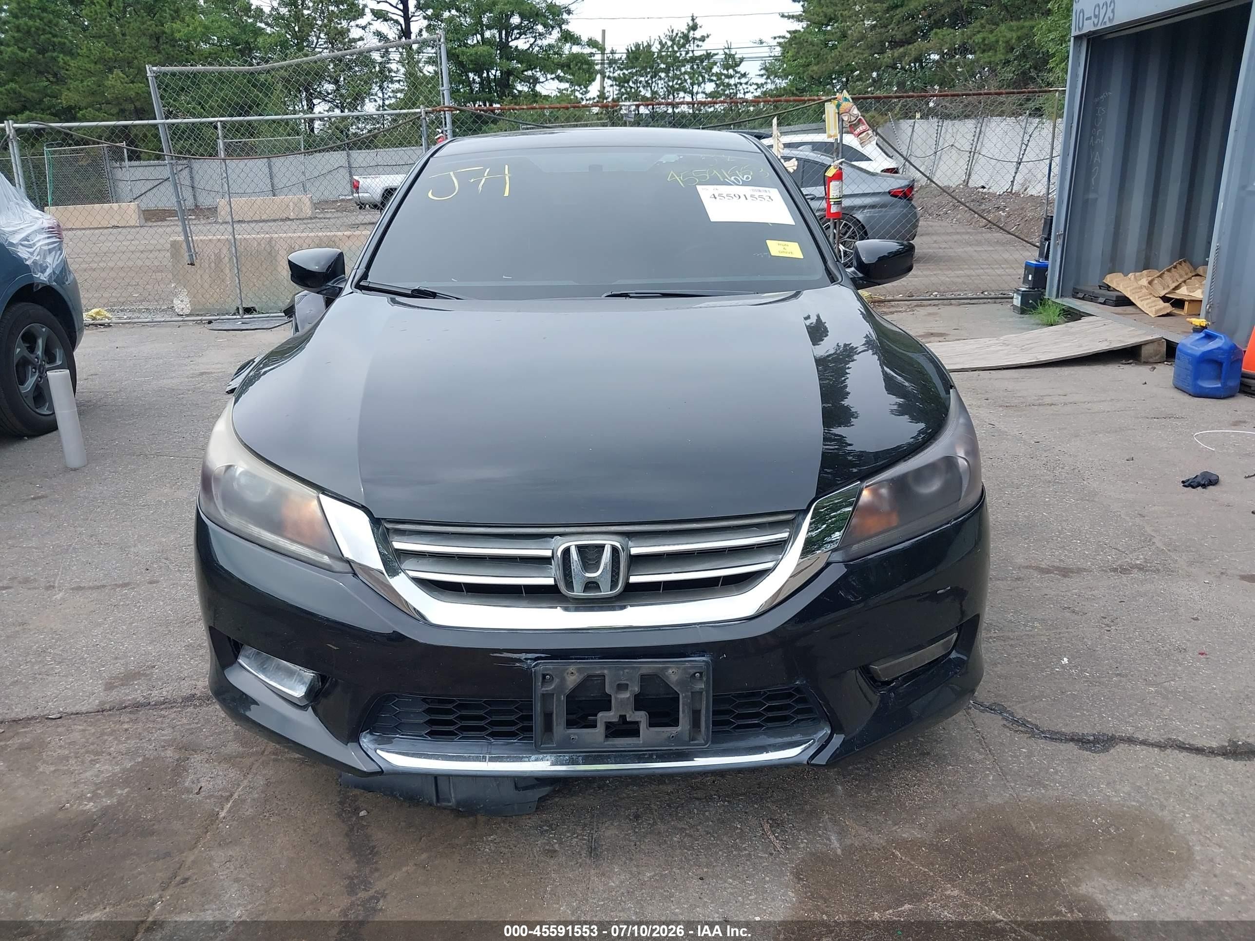 2014 Honda Accord Sport Black vin: 1HGCR2F58EA269481