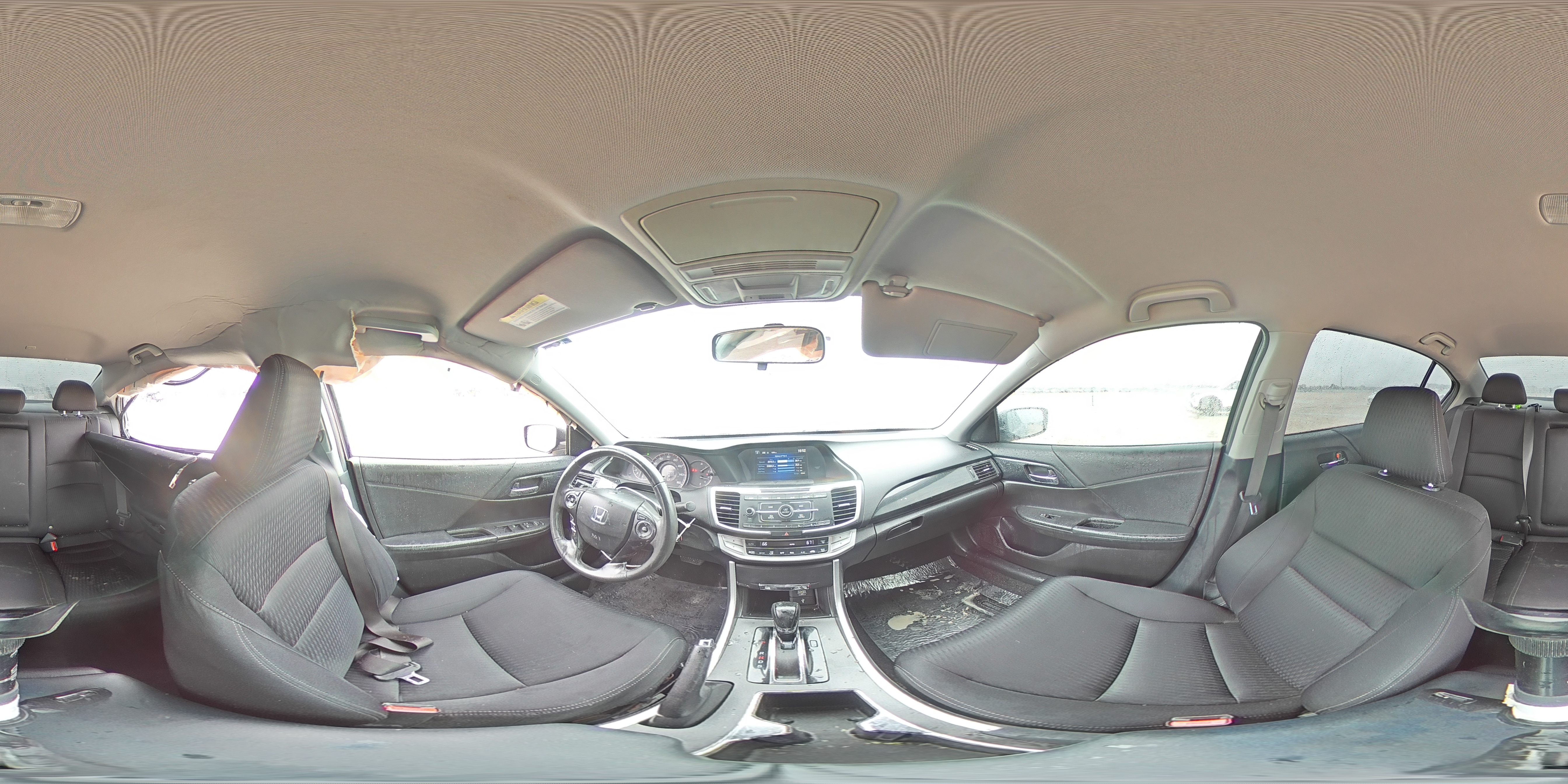 2014 Honda Accord Sport Gray vin: 1HGCR2F58EA300096