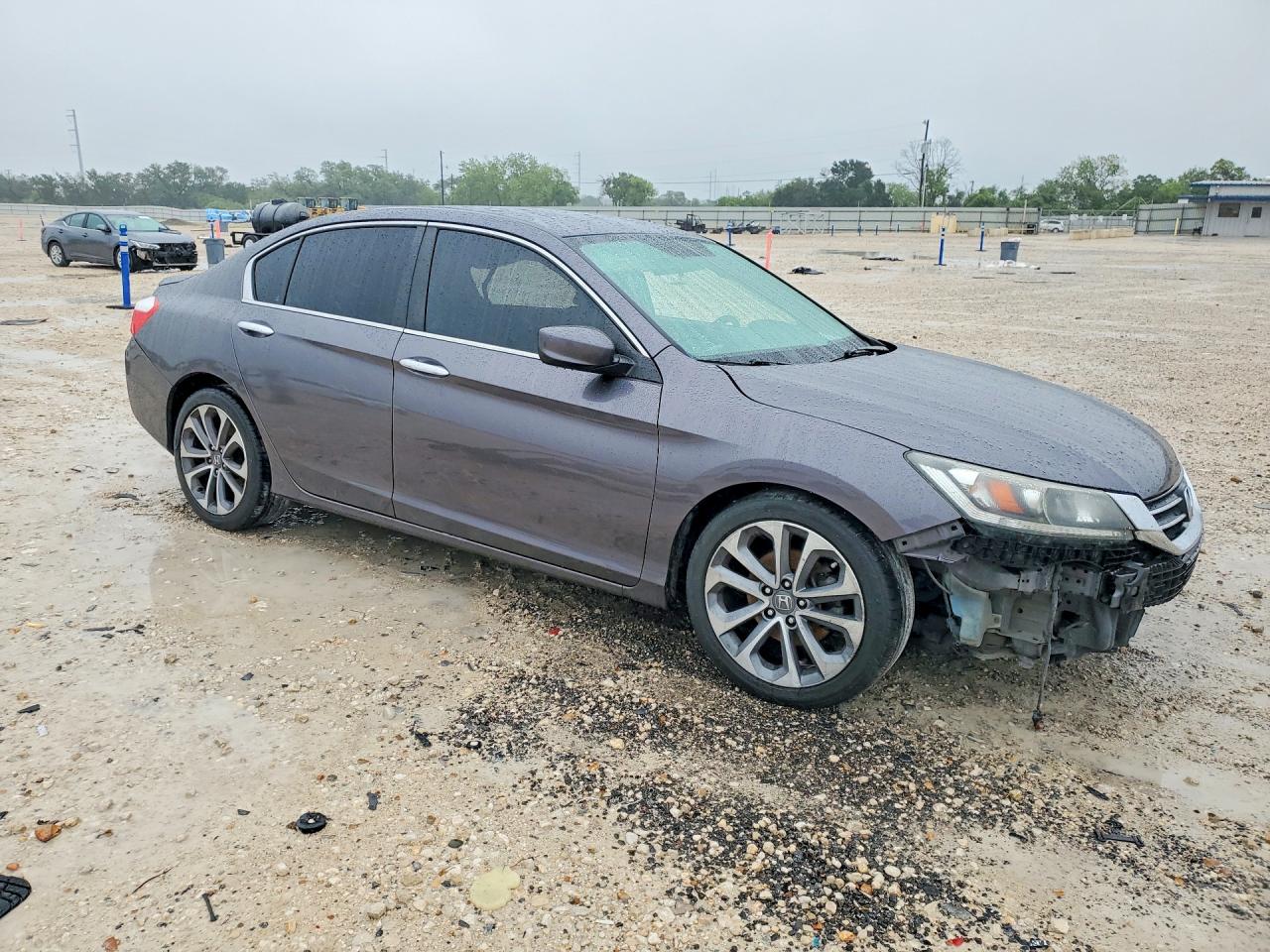 2014 Honda Accord Sport Gray vin: 1HGCR2F58EA300096