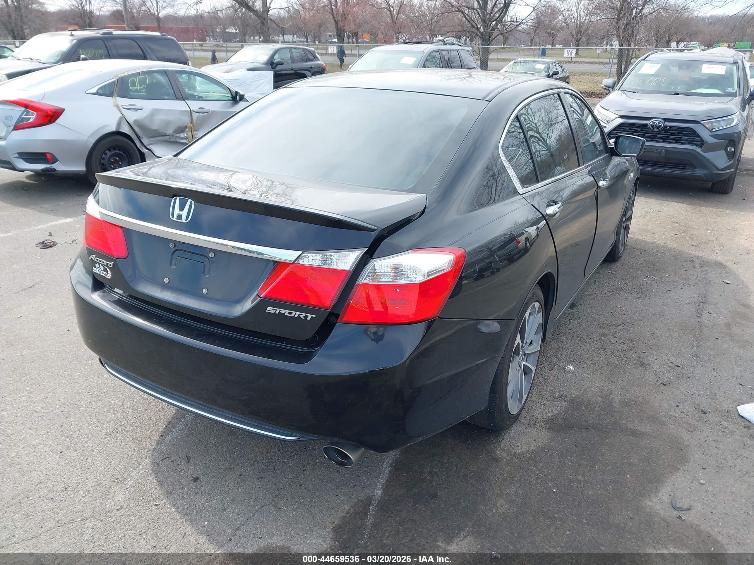 2015 Honda Accord Sport Black vin: 1HGCR2F58FA015142
