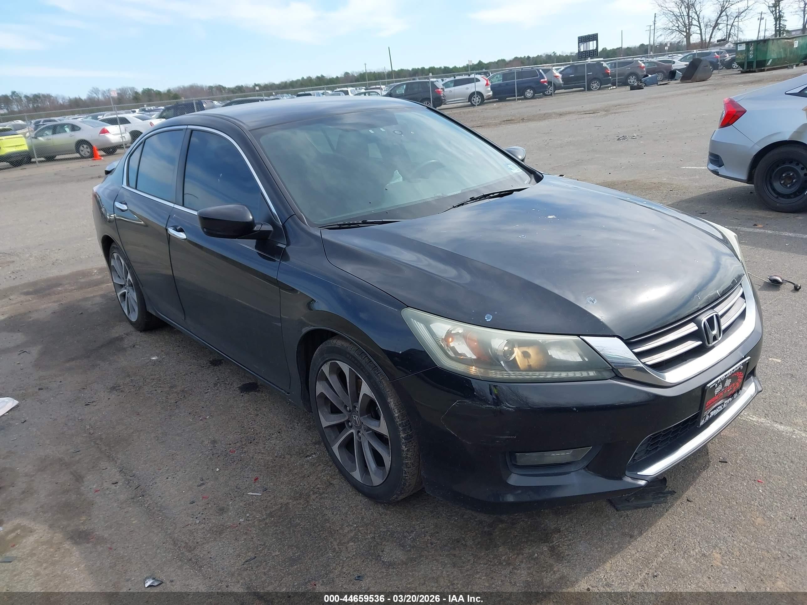 2015 Honda Accord Sport Black vin: 1HGCR2F58FA015142