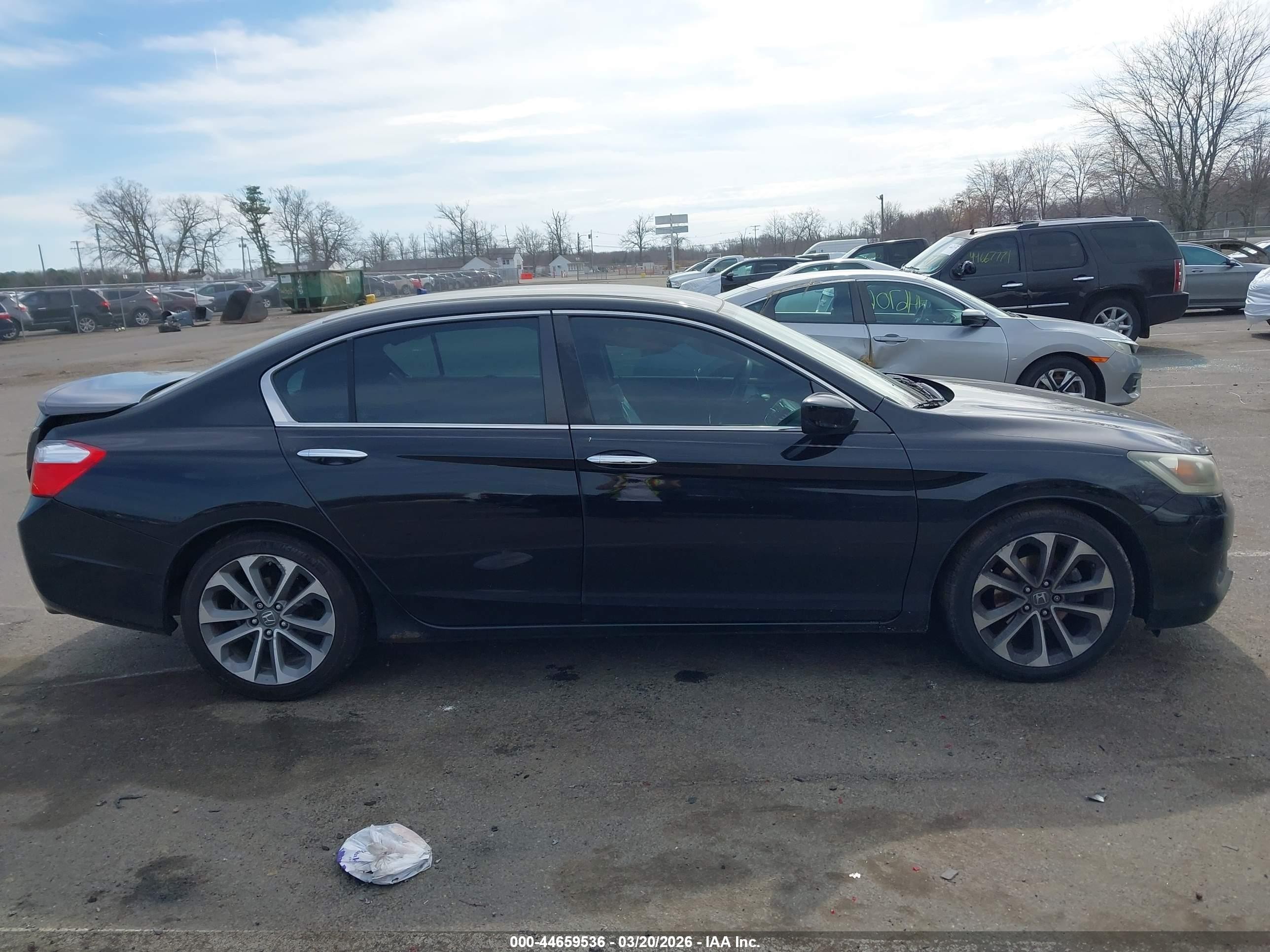 2015 Honda Accord Sport Black vin: 1HGCR2F58FA015142