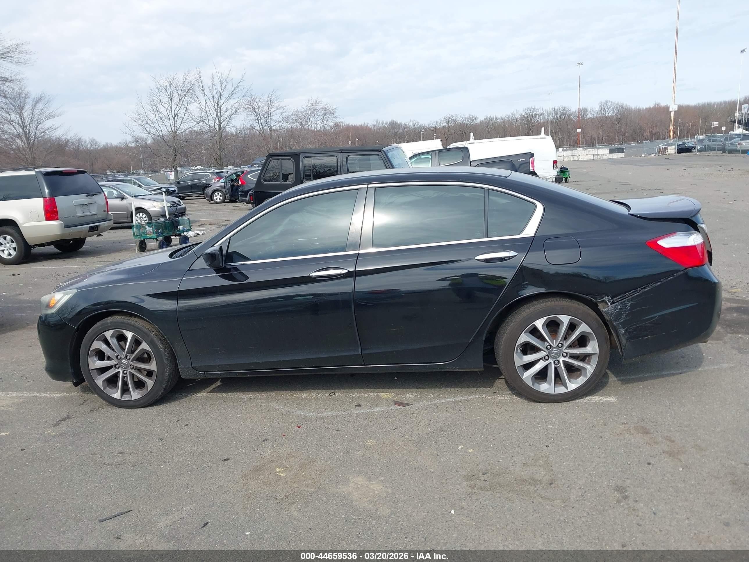 2015 Honda Accord Sport Black vin: 1HGCR2F58FA015142