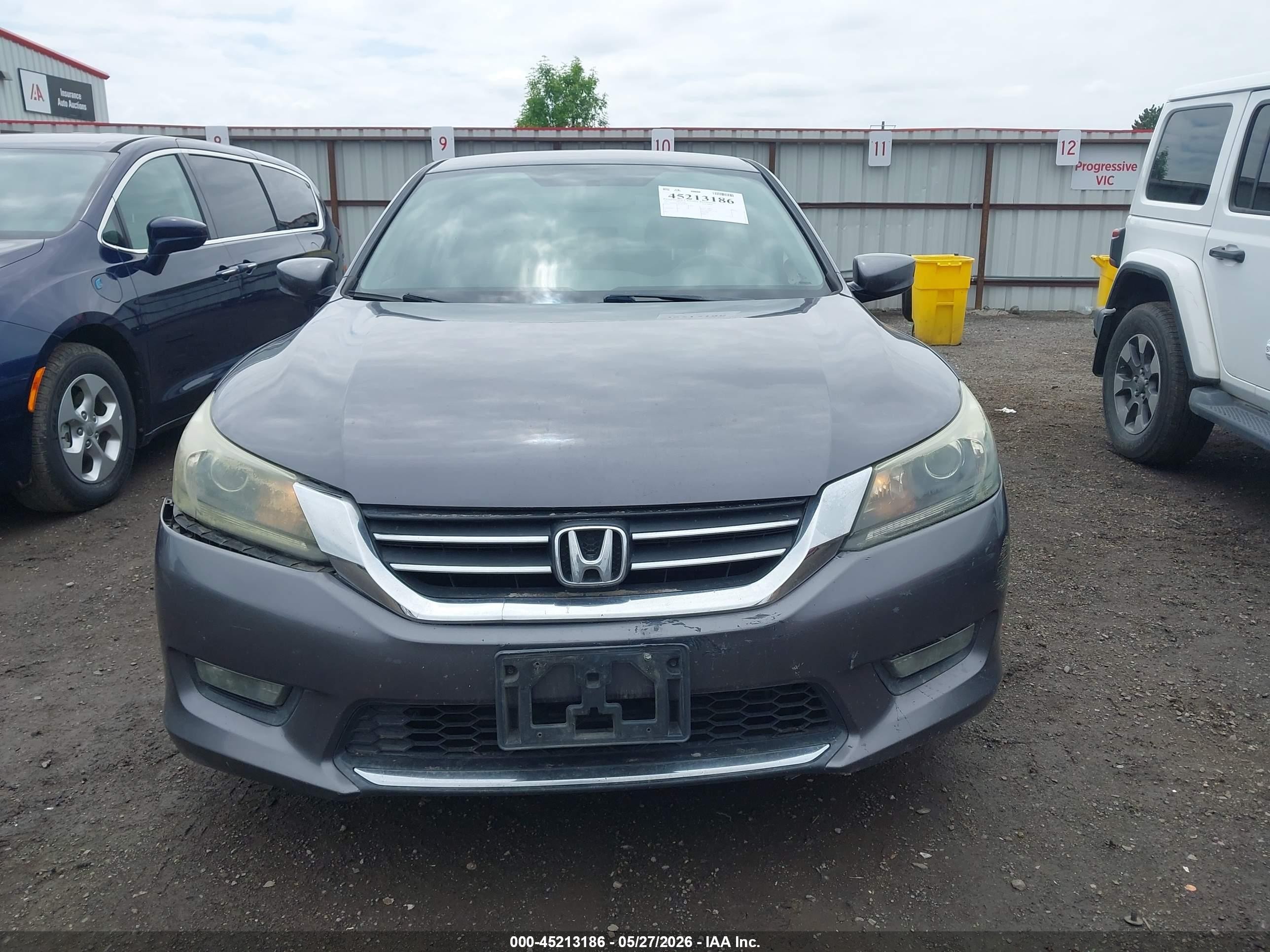 2015 Honda Accord Sport Gray vin: 1HGCR2F58FA050828