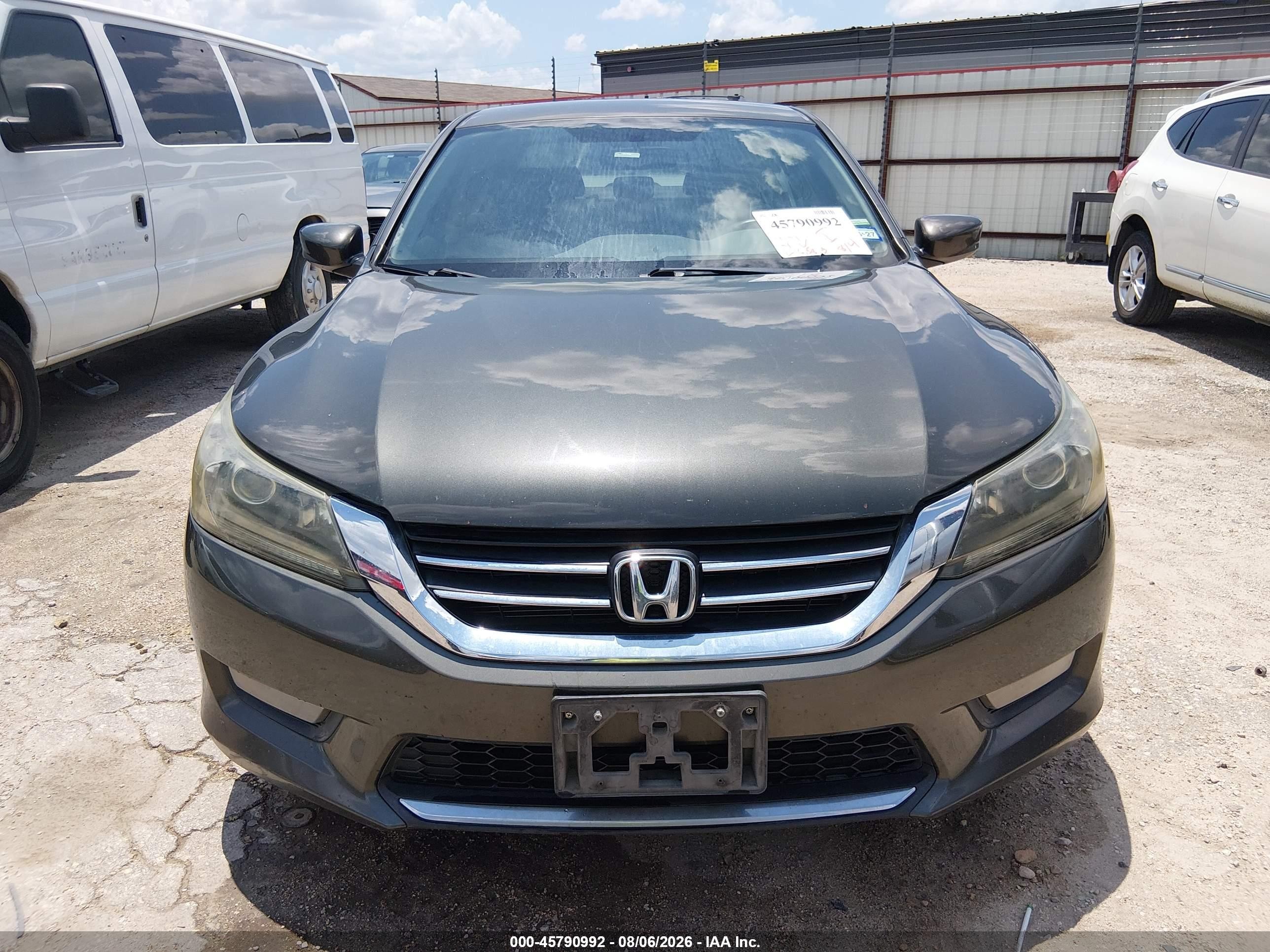 2015 Honda Accord Sport Gray vin: 1HGCR2F58FA064079