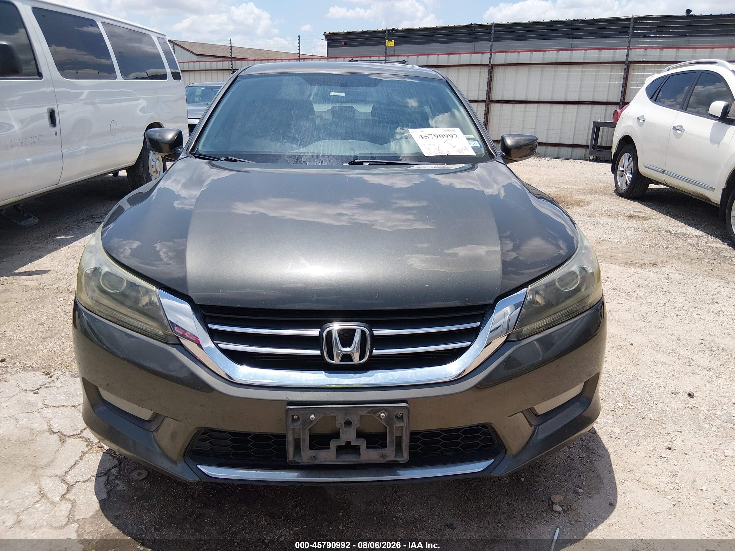 2015 Honda Accord Sport Gray vin: 1HGCR2F58FA064079