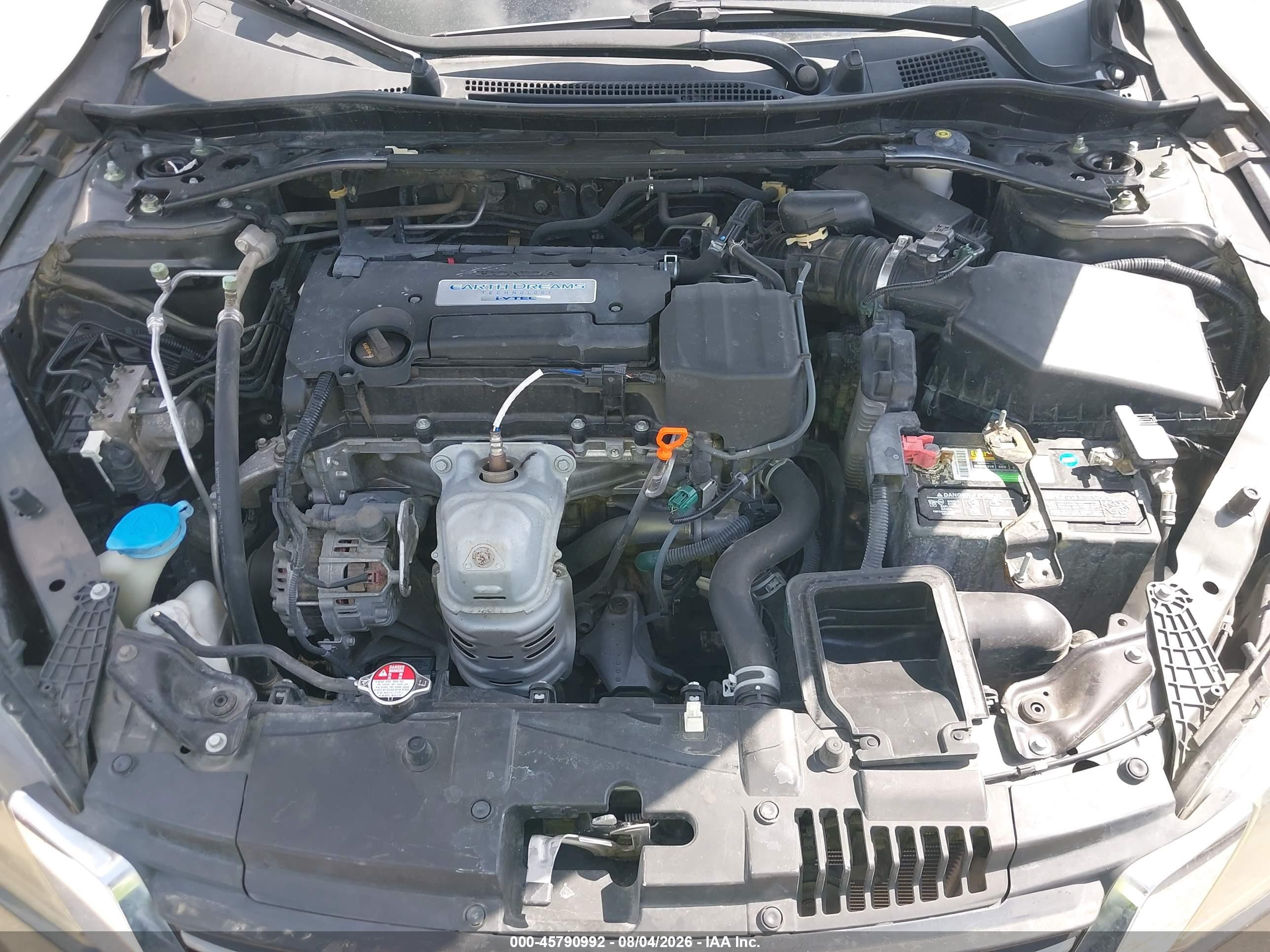 2015 Honda Accord Sport Gray vin: 1HGCR2F58FA064079