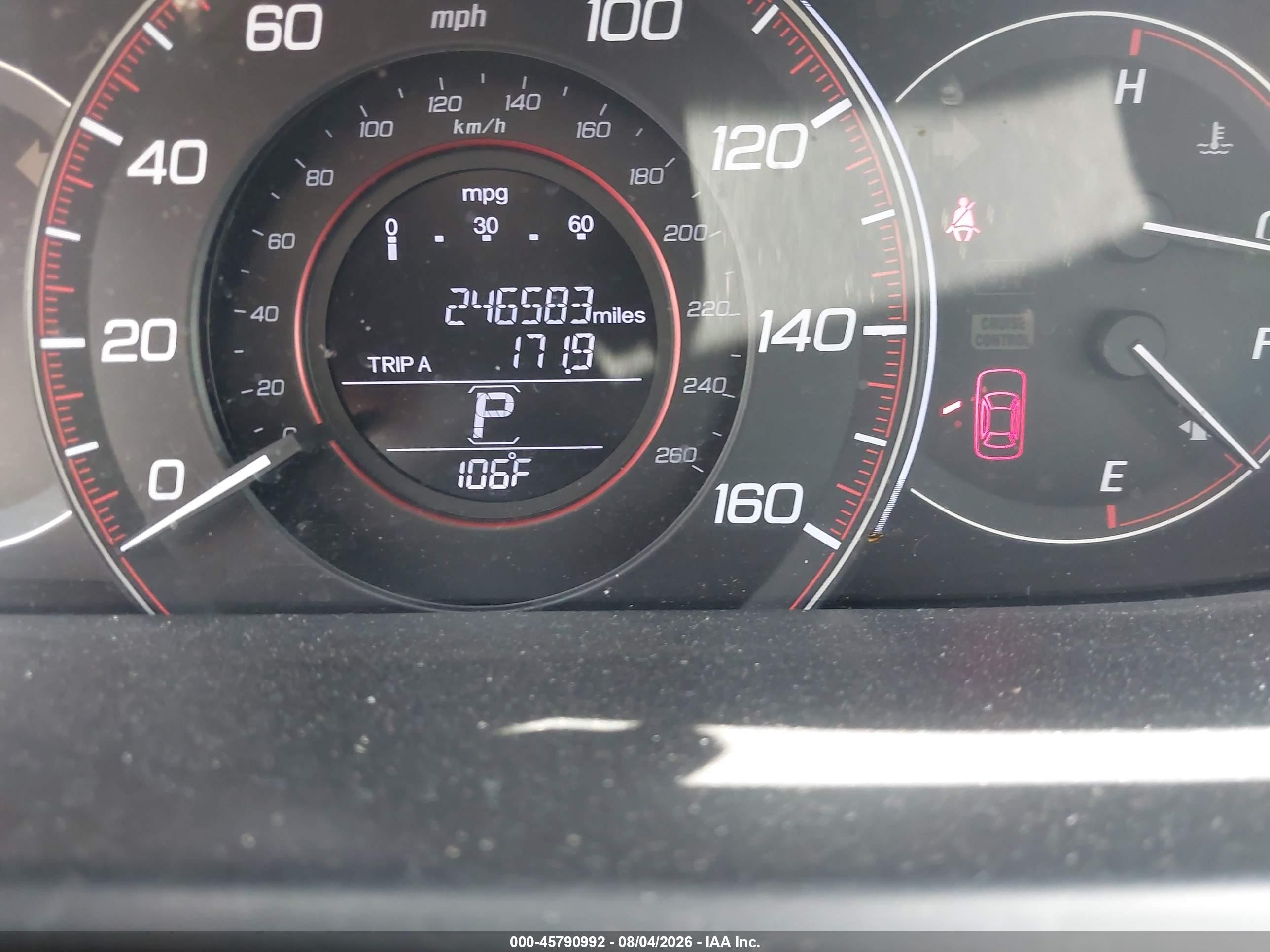 2015 Honda Accord Sport Gray vin: 1HGCR2F58FA064079