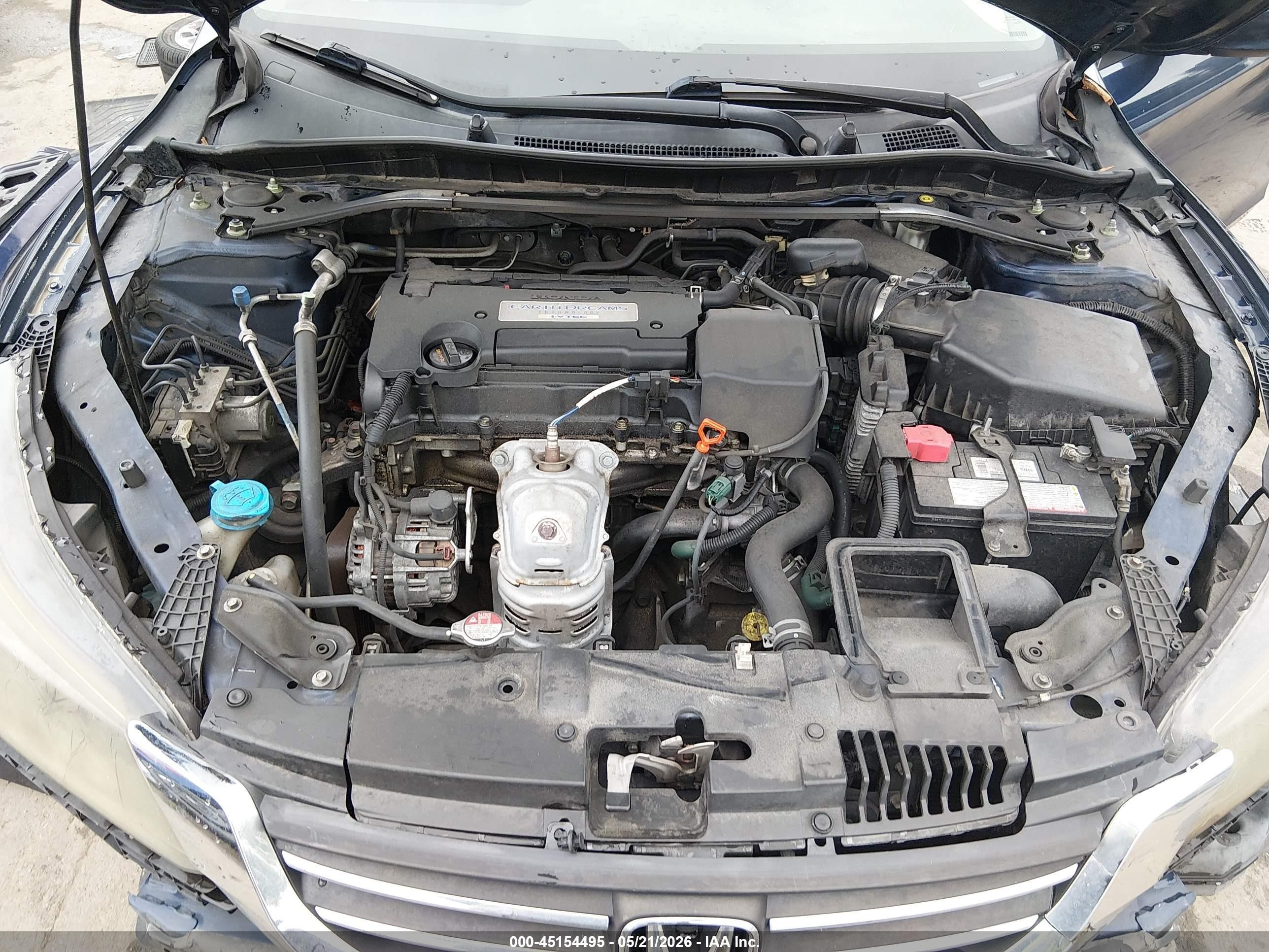 2015 Honda Accord Sport Blue vin: 1HGCR2F58FA085465