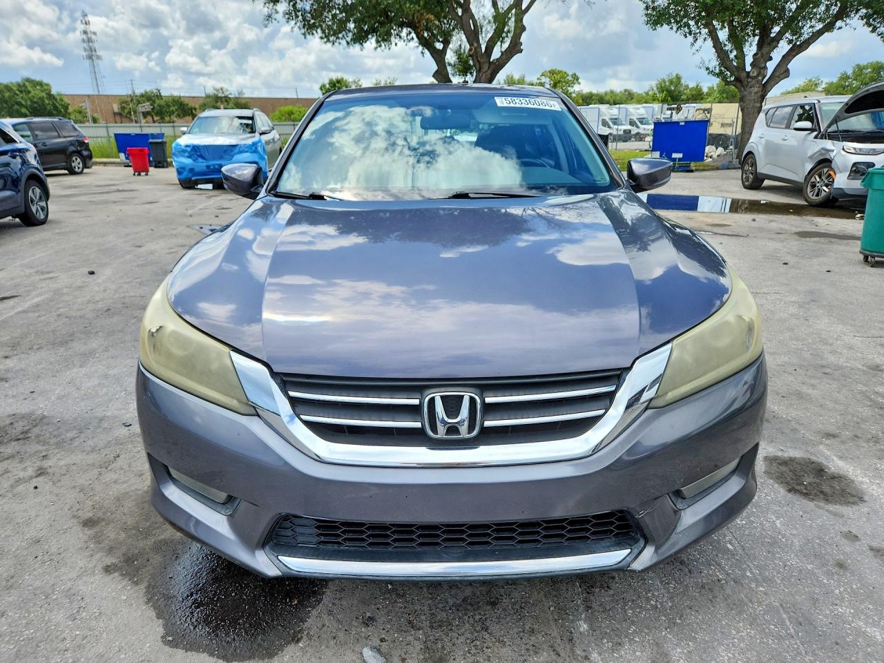 2015 Honda Accord Sport Gray vin: 1HGCR2F58FA087152