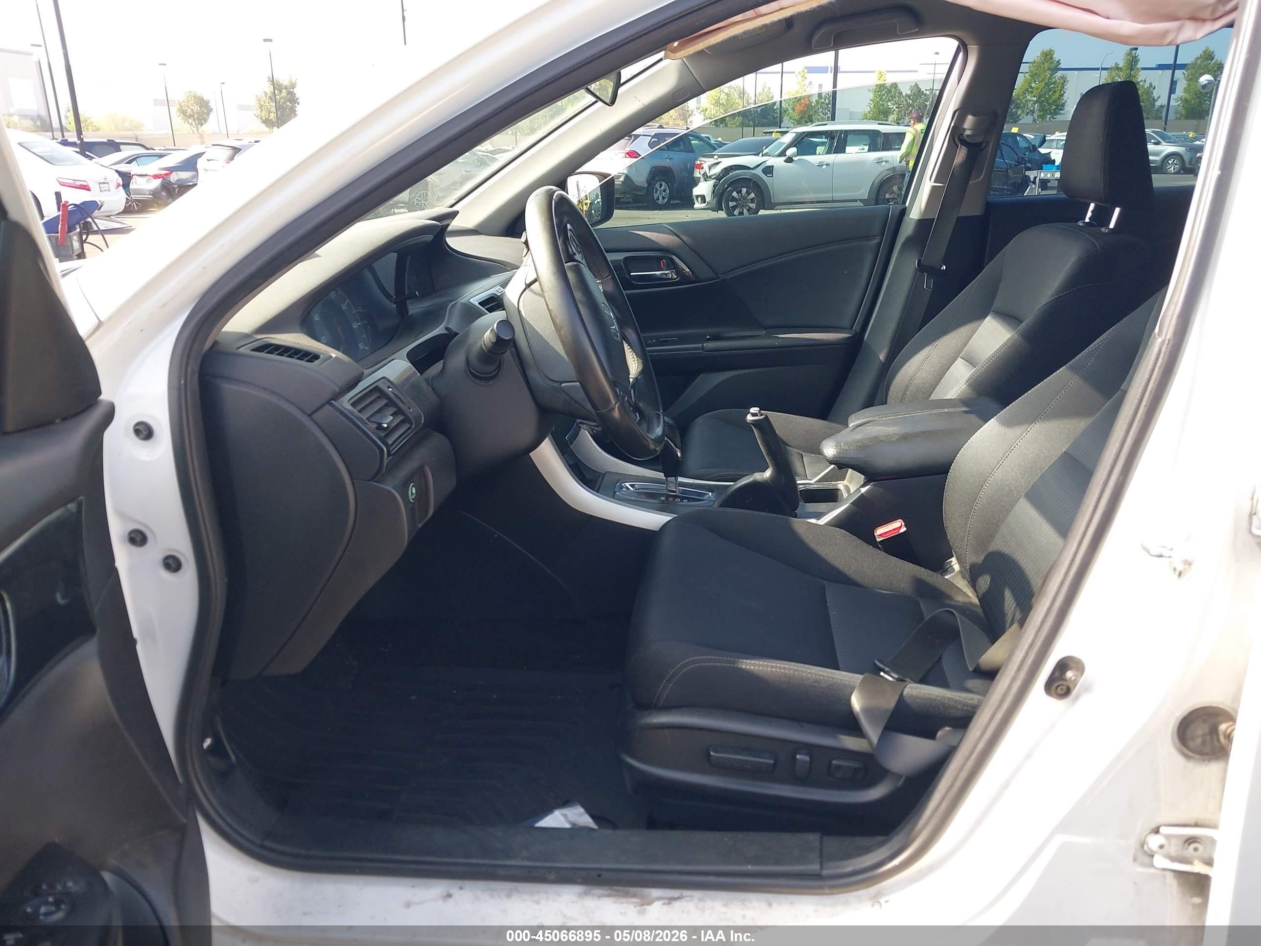 2015 Honda Accord Sport White vin: 1HGCR2F58FA088463