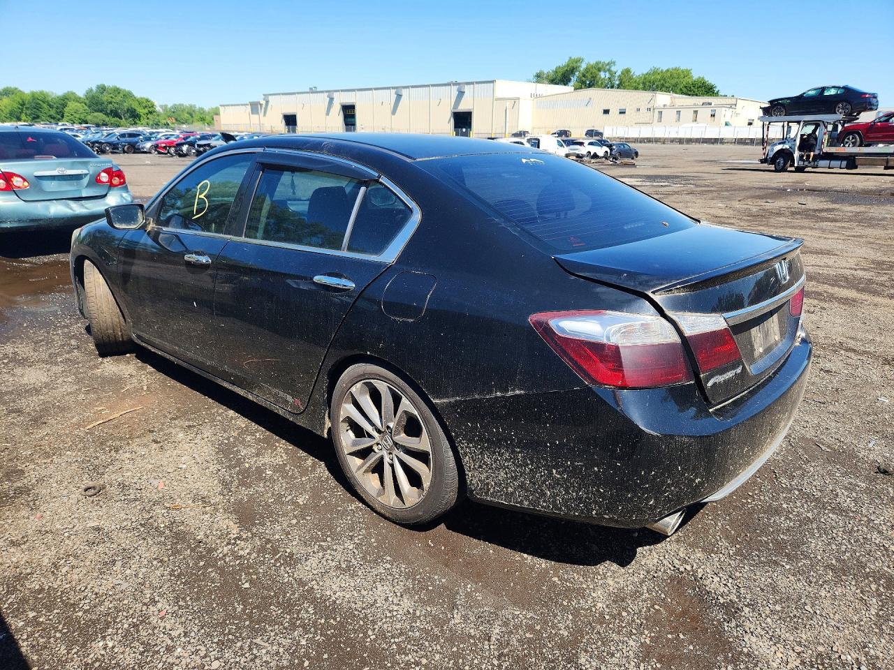 2015 Honda Accord Sport Black vin: 1HGCR2F58FA089368