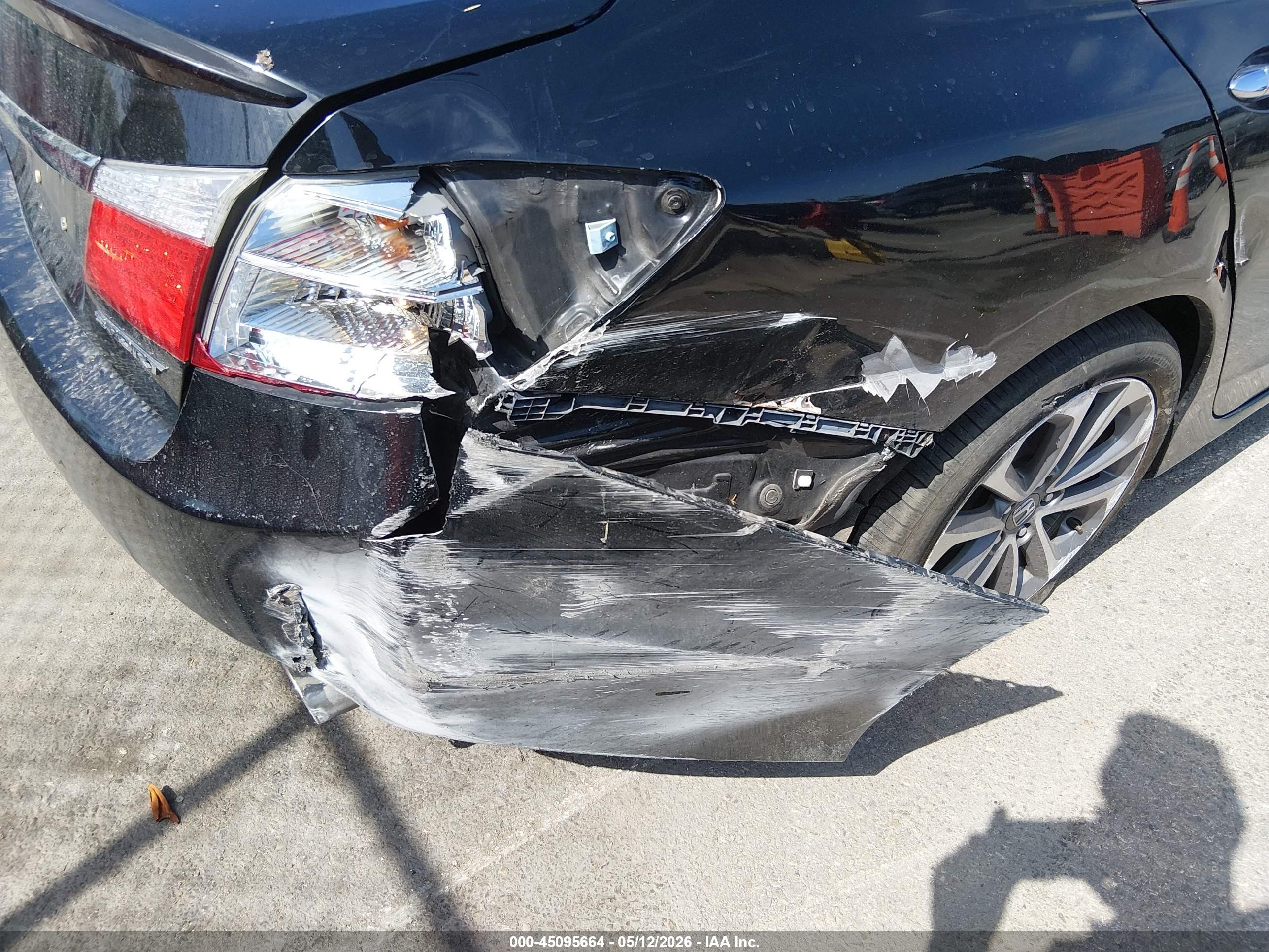 2015 Honda Accord Sport Черный vin: 1HGCR2F58FA108436