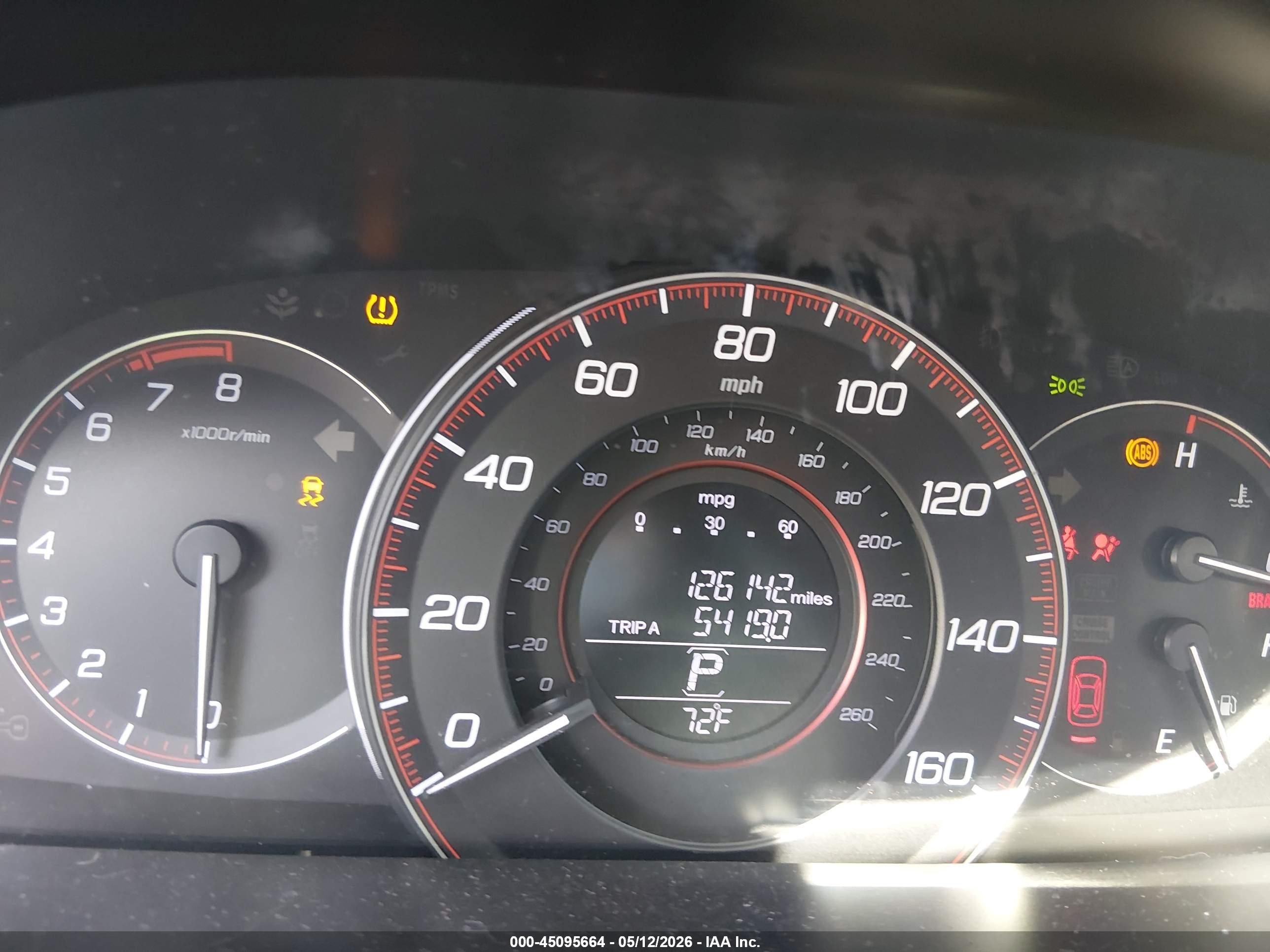 2015 Honda Accord Sport Черный vin: 1HGCR2F58FA108436