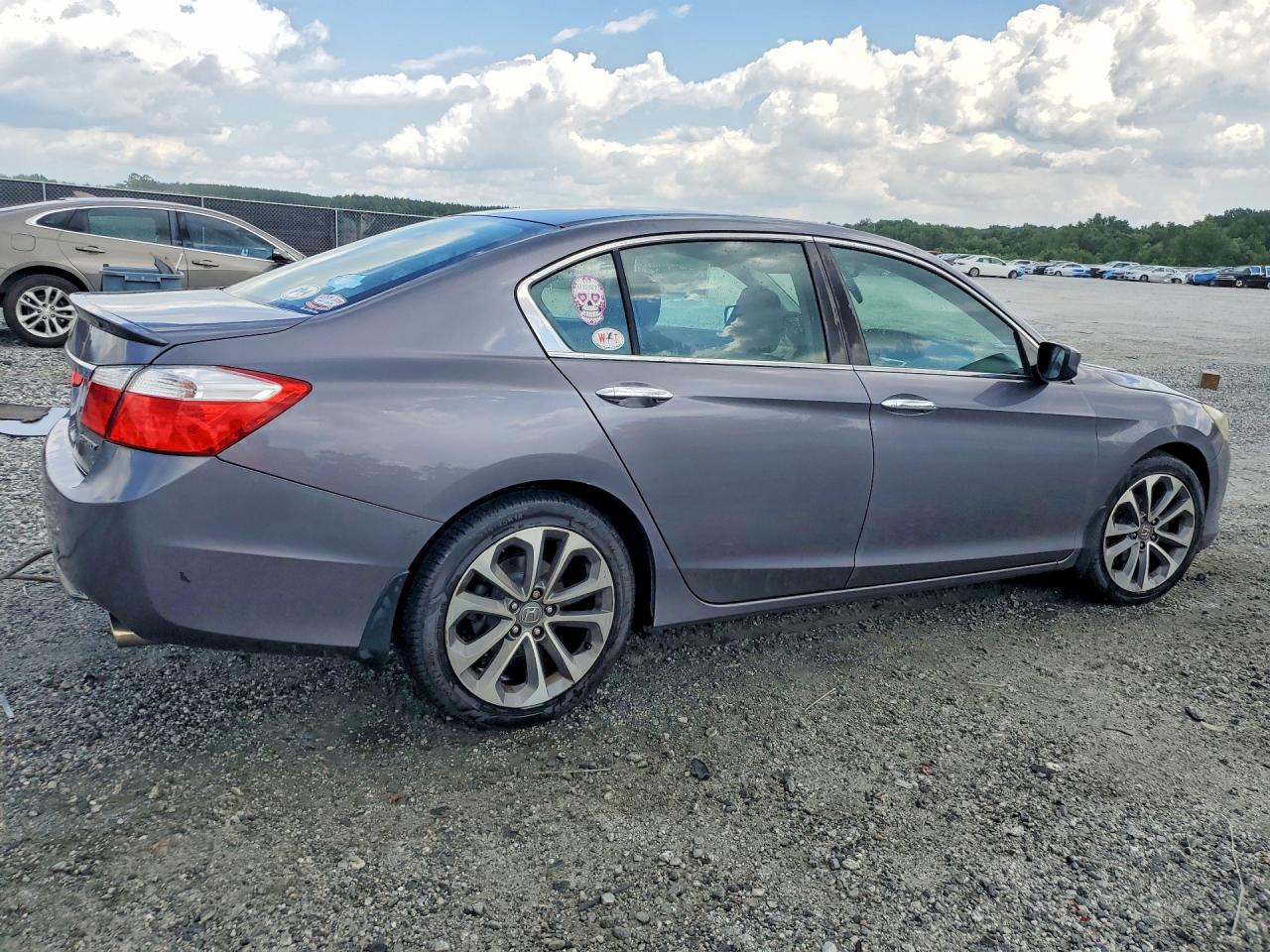 2015 Honda Accord Sport Gray vin: 1HGCR2F58FA121347