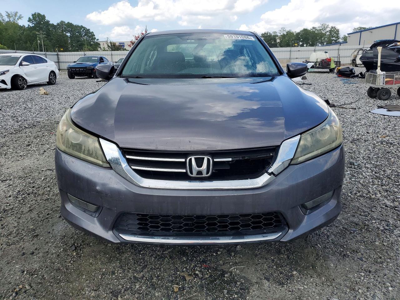 2015 Honda Accord Sport Gray vin: 1HGCR2F58FA121347