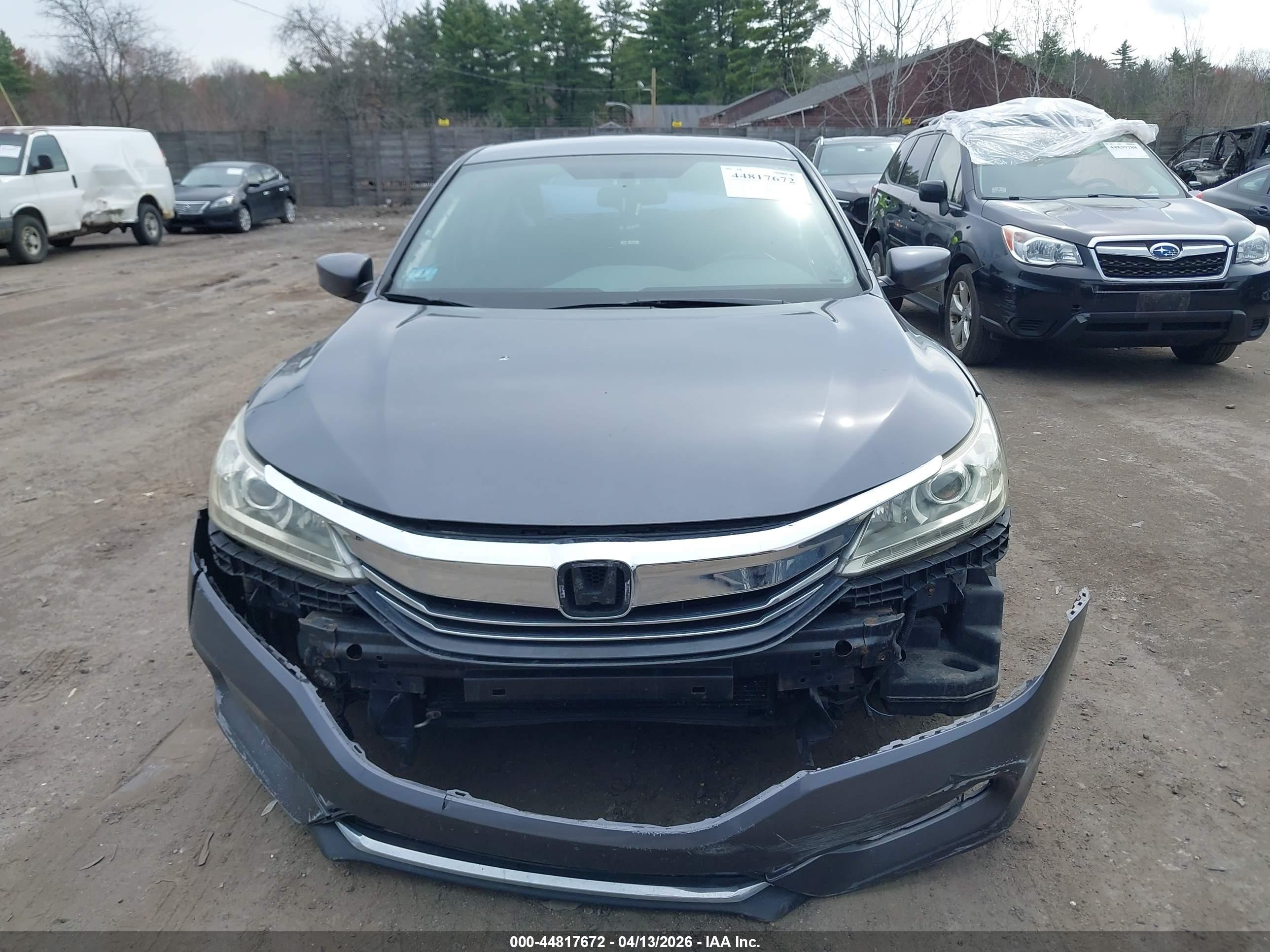 2015 Honda Accord Sport Gray vin: 1HGCR2F58FA125236