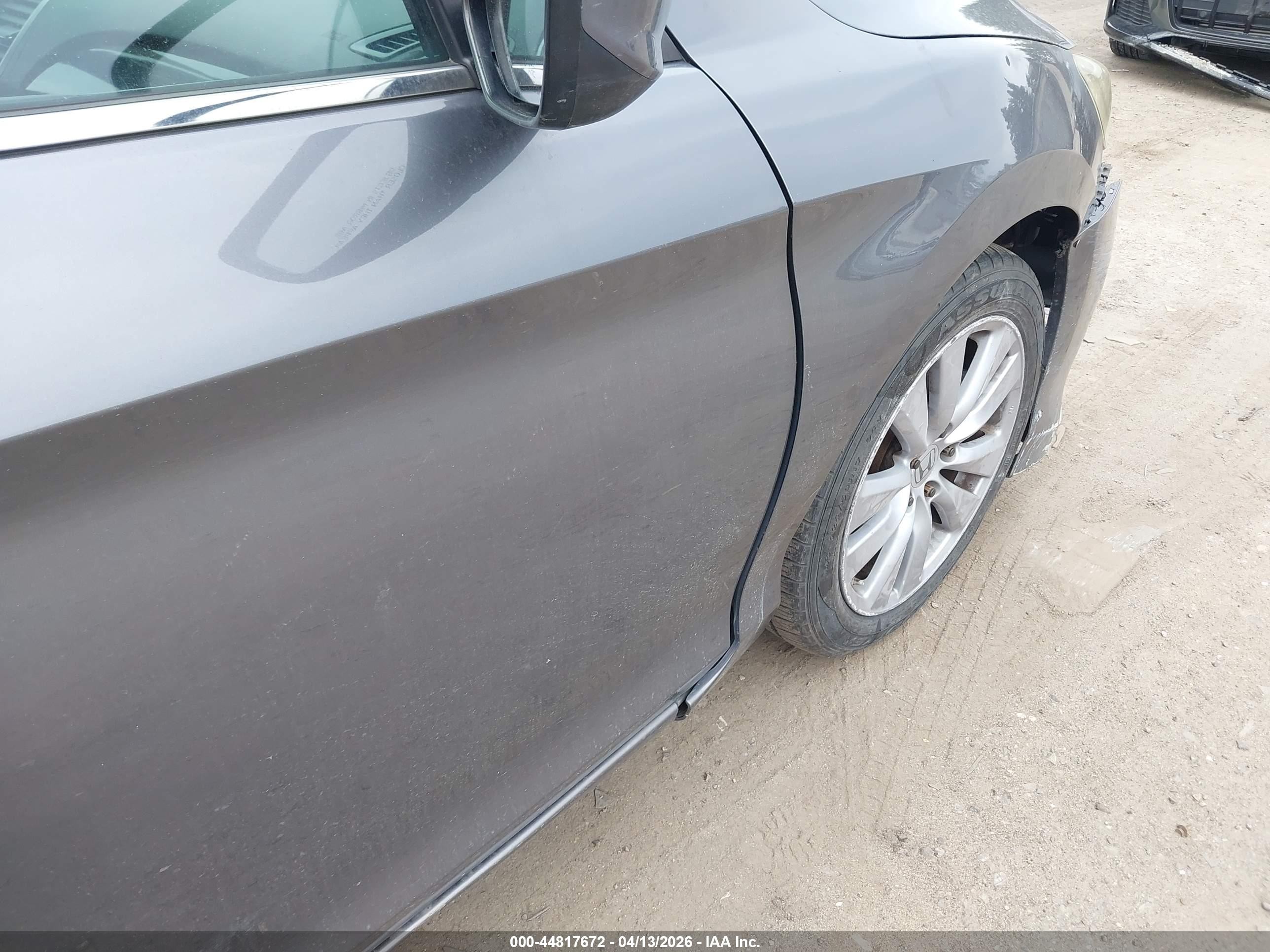 2015 Honda Accord Sport Gray vin: 1HGCR2F58FA125236
