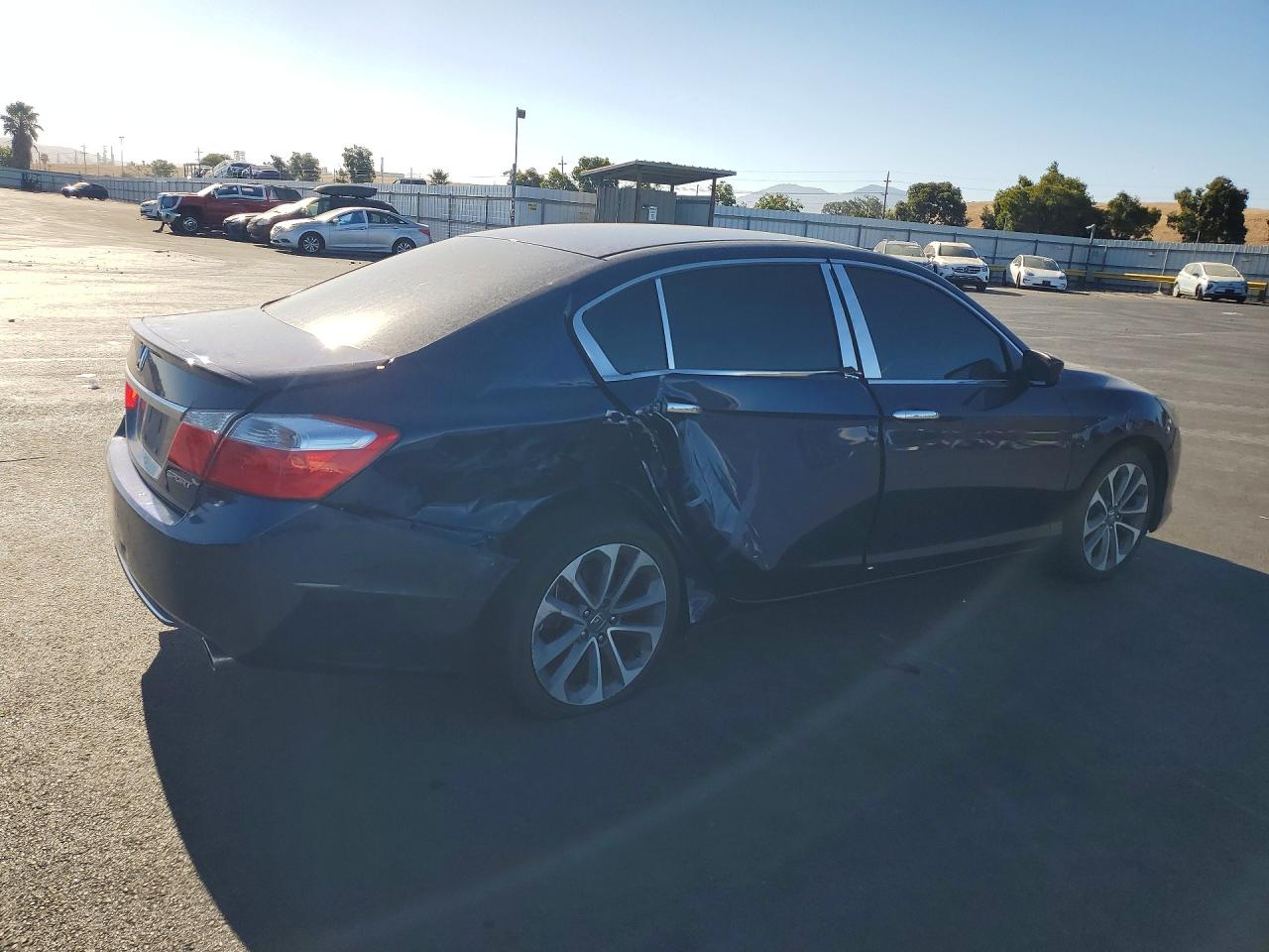 2015 Honda Accord Sport Blue vin: 1HGCR2F58FA181578