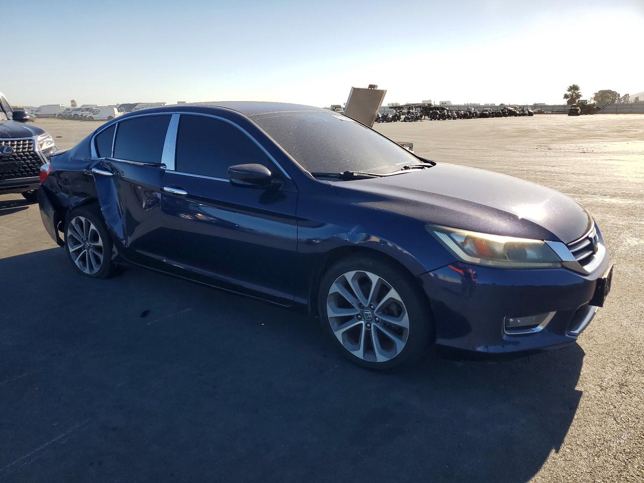 2015 Honda Accord Sport Blue vin: 1HGCR2F58FA181578