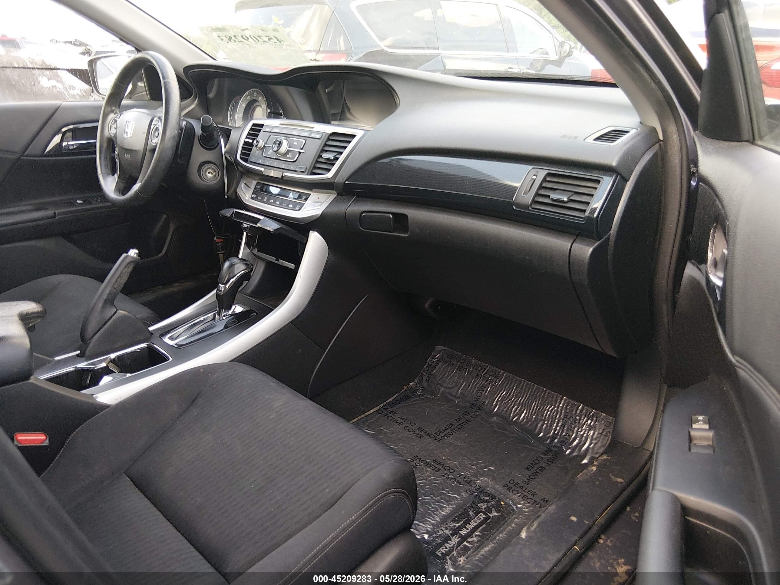 2015 Honda Accord Sport Black vin: 1HGCR2F58FA207290