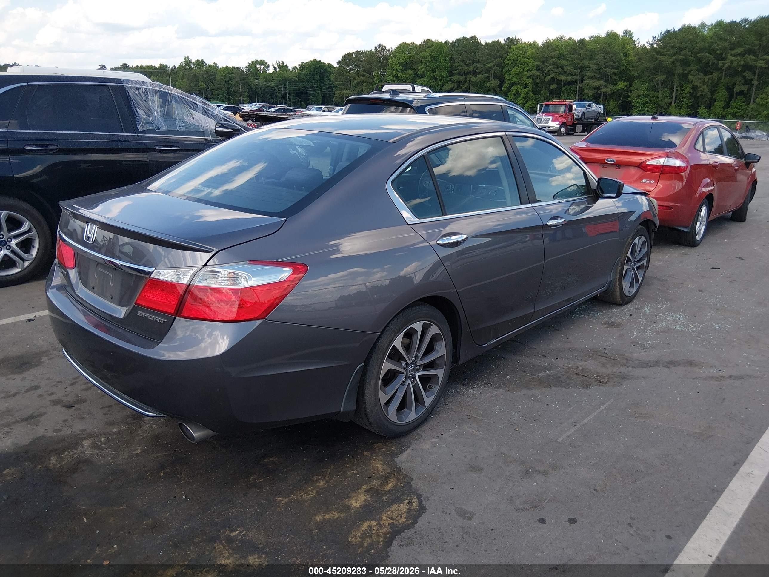 2015 Honda Accord Sport Black vin: 1HGCR2F58FA207290