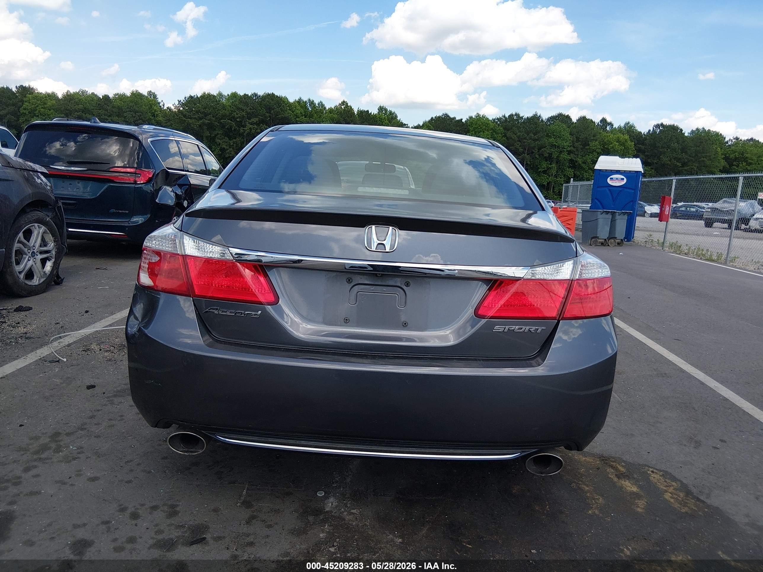 2015 Honda Accord Sport Black vin: 1HGCR2F58FA207290