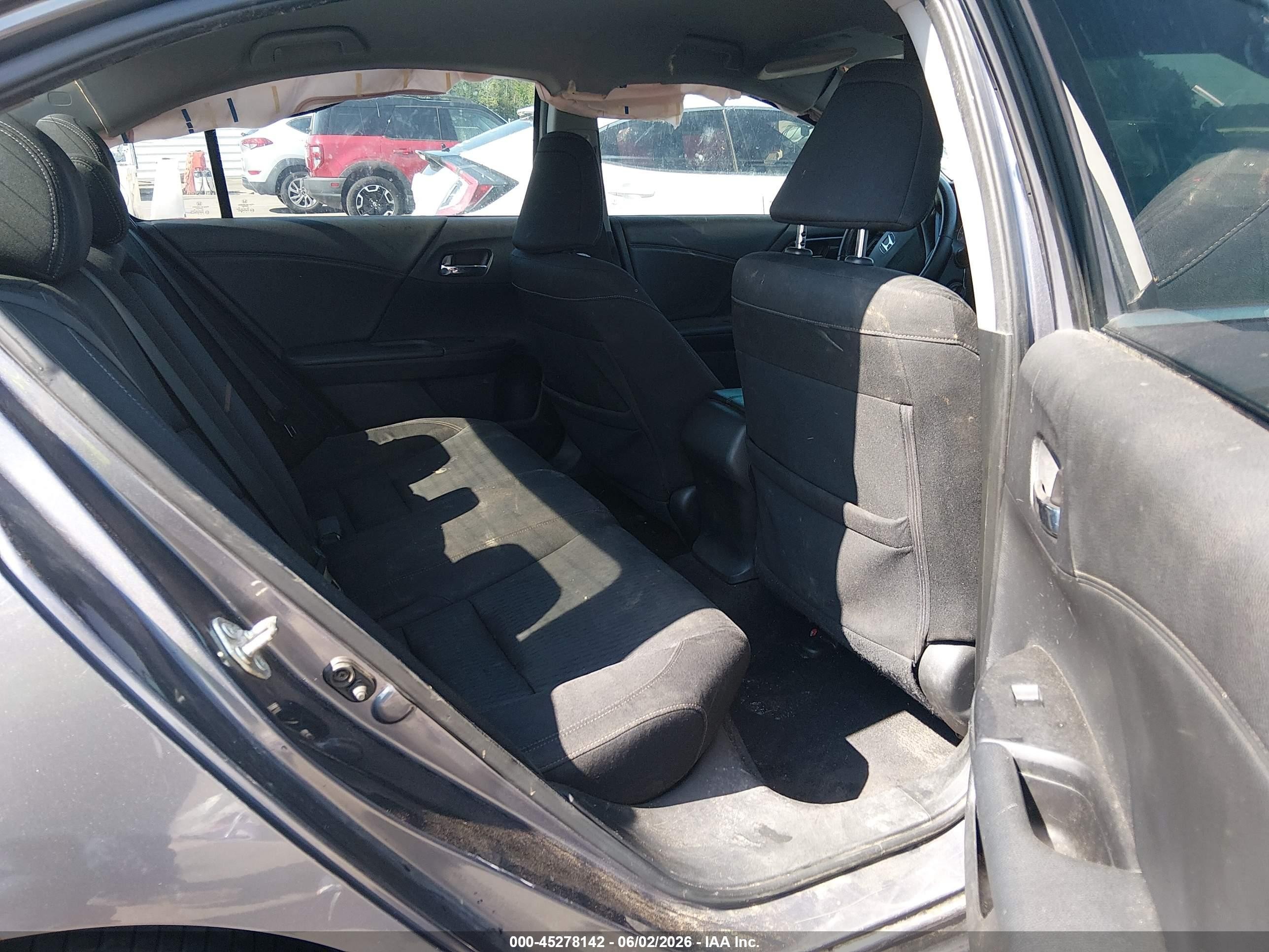 2015 Honda Accord Sport Gray vin: 1HGCR2F58FA254335