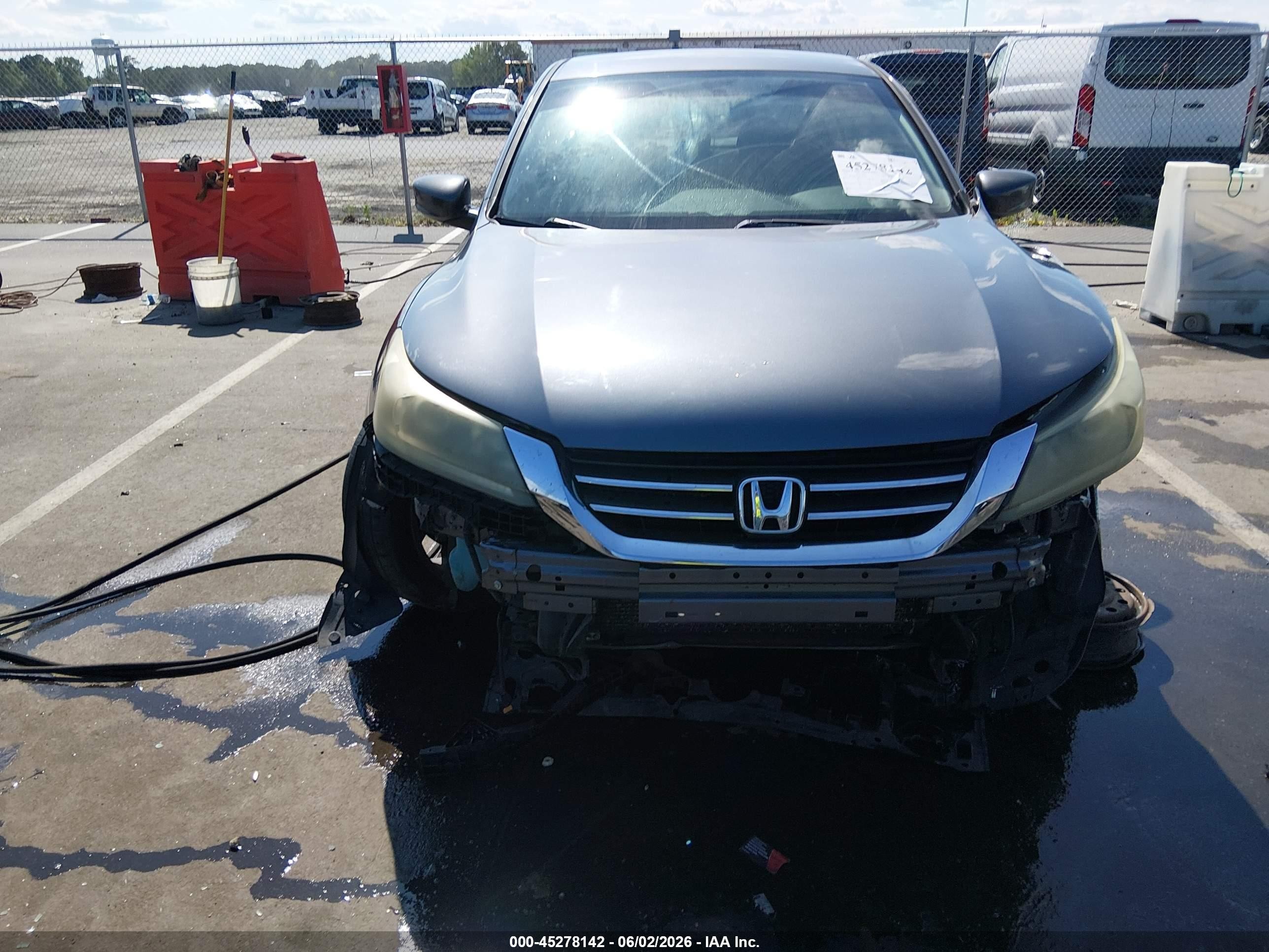 2015 Honda Accord Sport Gray vin: 1HGCR2F58FA254335
