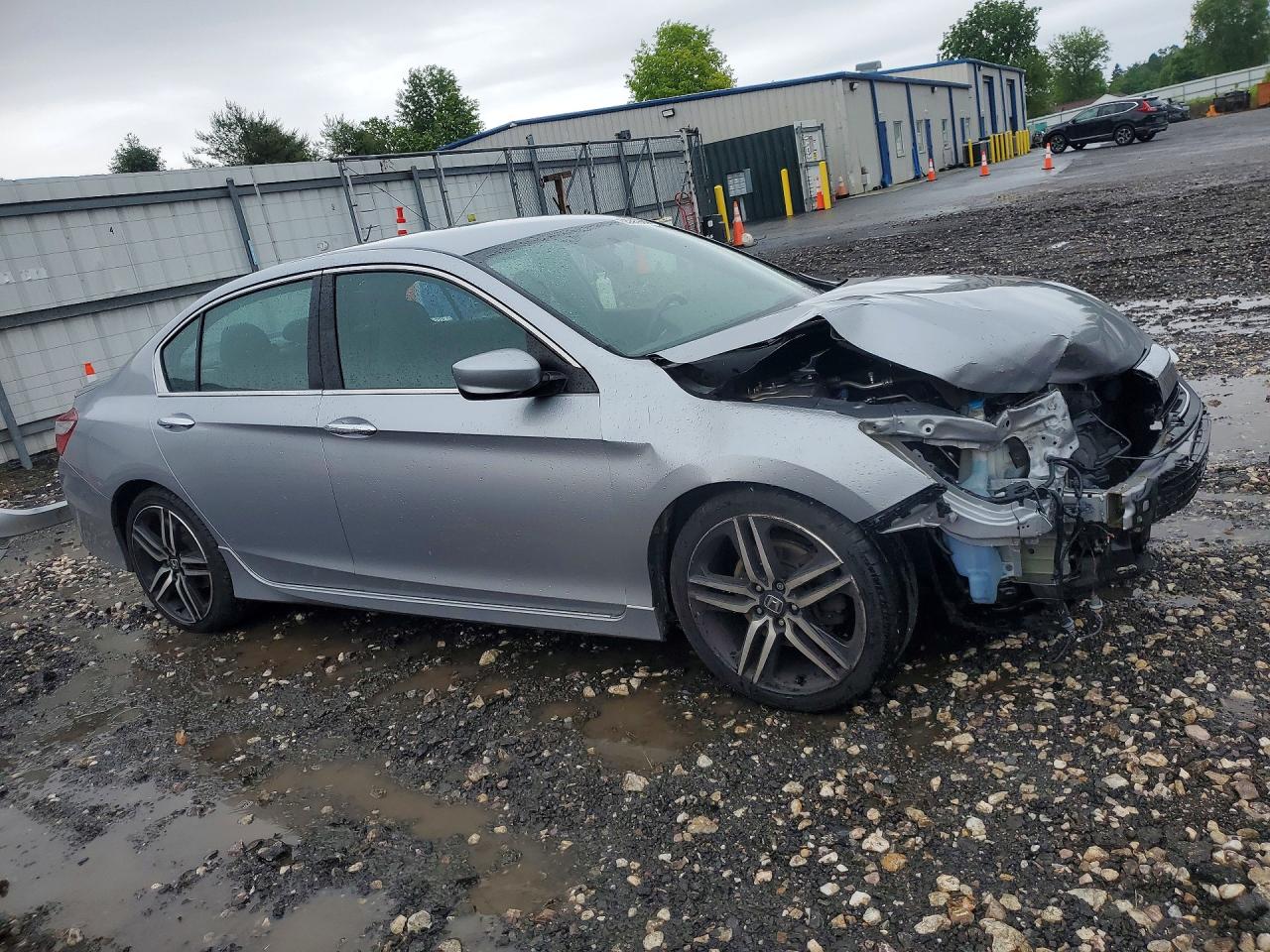 2016 Honda Accord Sport Silver vin: 1HGCR2F58GA108535