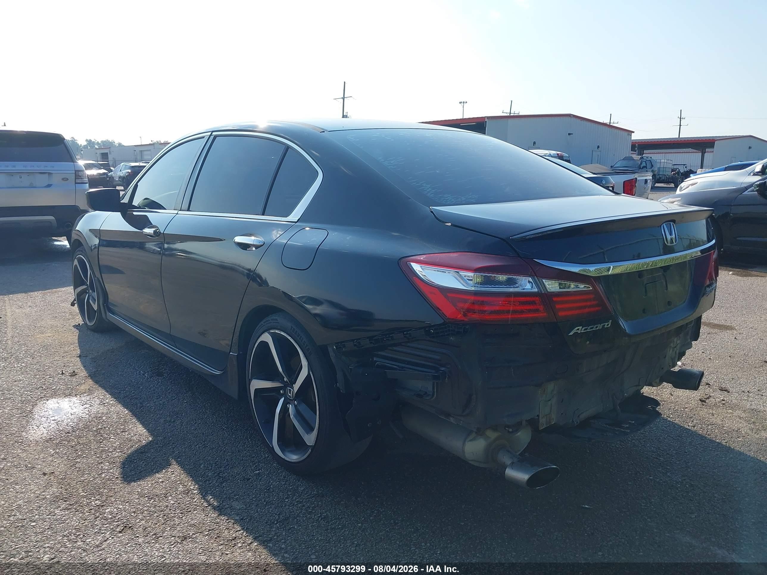 2016 Honda Accord Sport Black vin: 1HGCR2F58GA111709