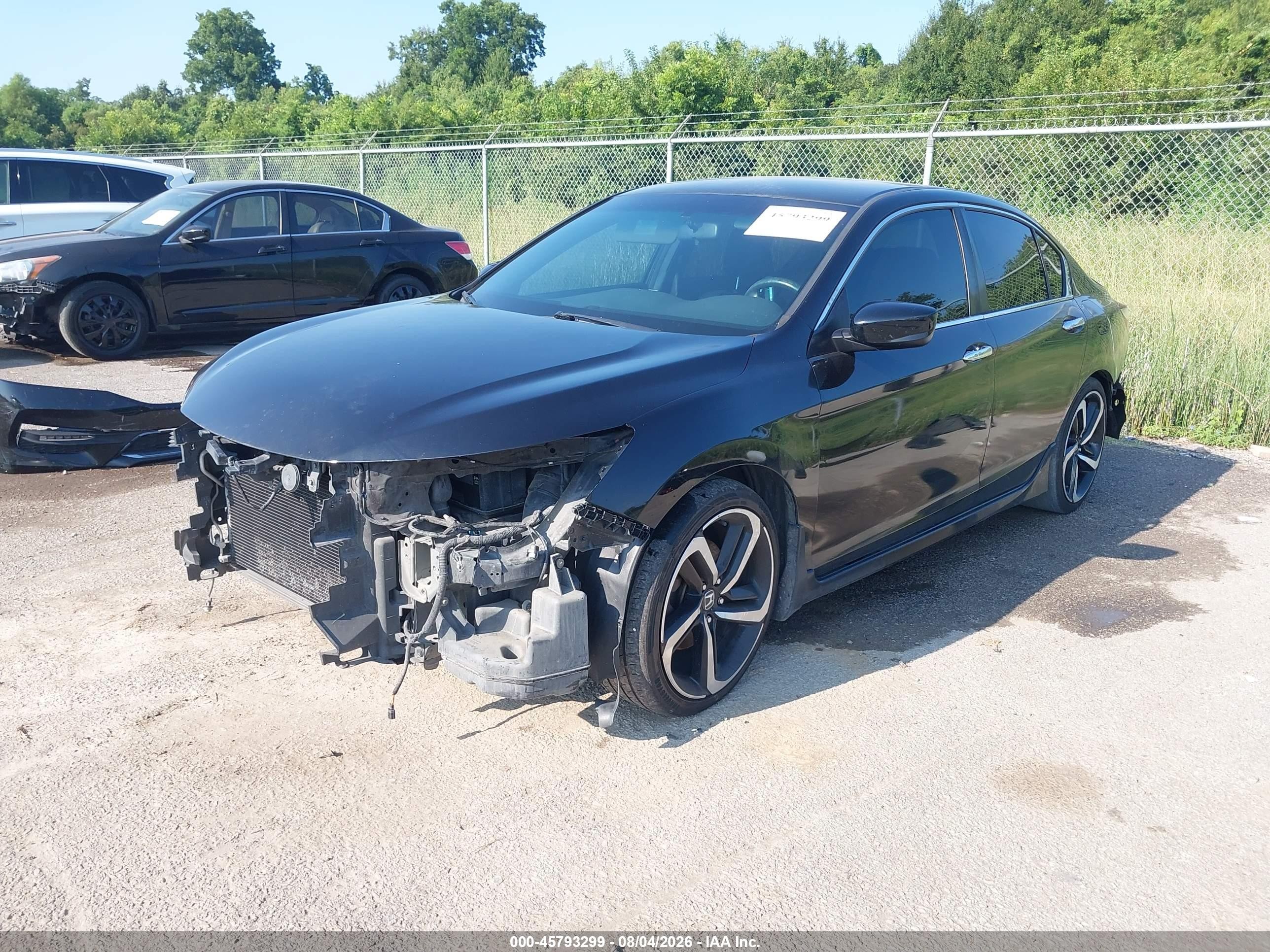 2016 Honda Accord Sport Black vin: 1HGCR2F58GA111709
