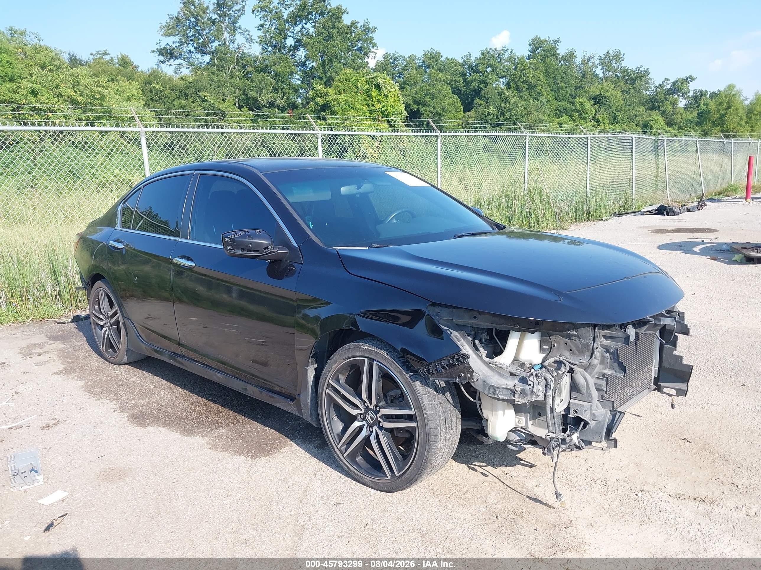 2016 Honda Accord Sport Black vin: 1HGCR2F58GA111709