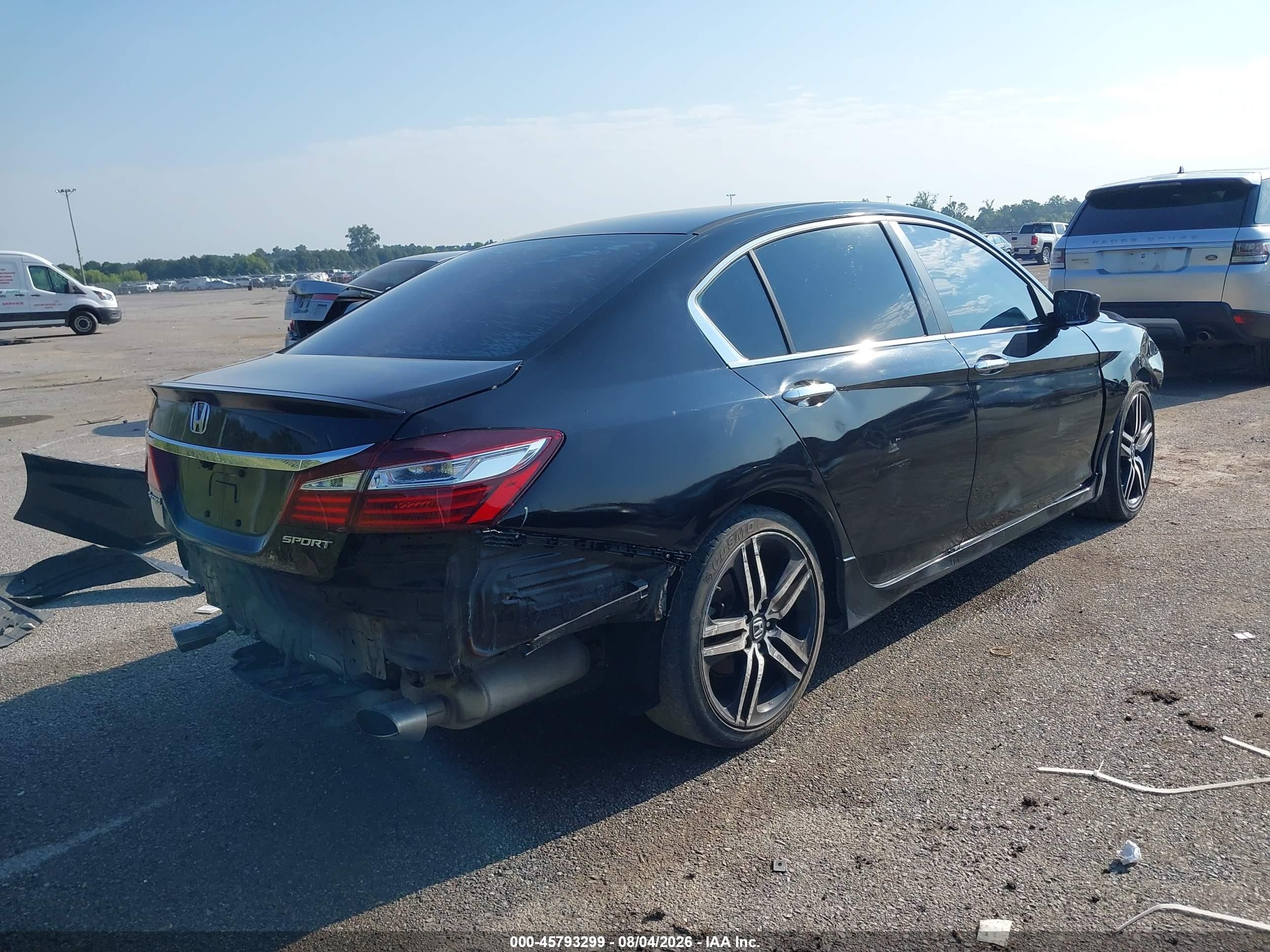 2016 Honda Accord Sport Black vin: 1HGCR2F58GA111709