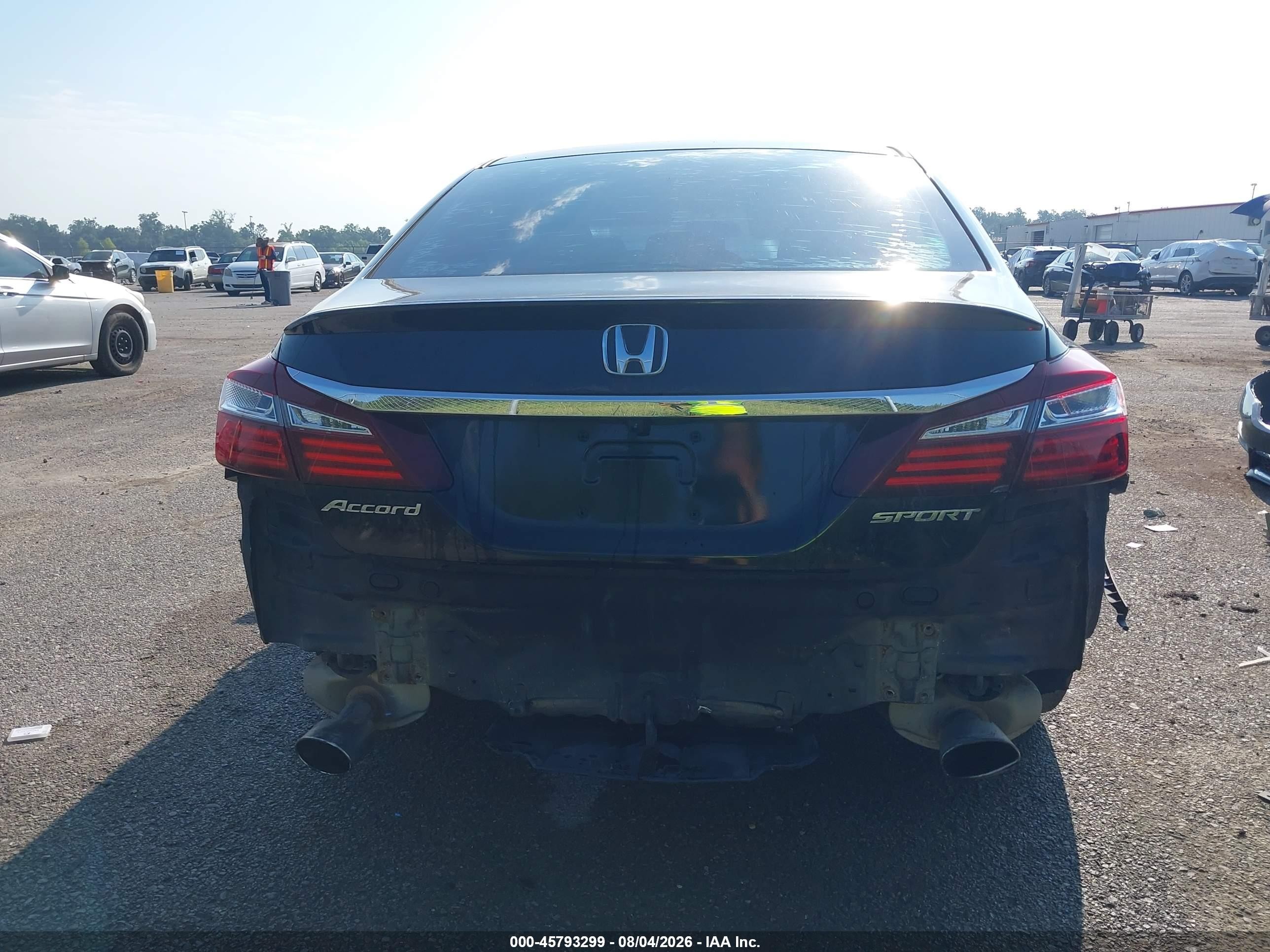 2016 Honda Accord Sport Black vin: 1HGCR2F58GA111709