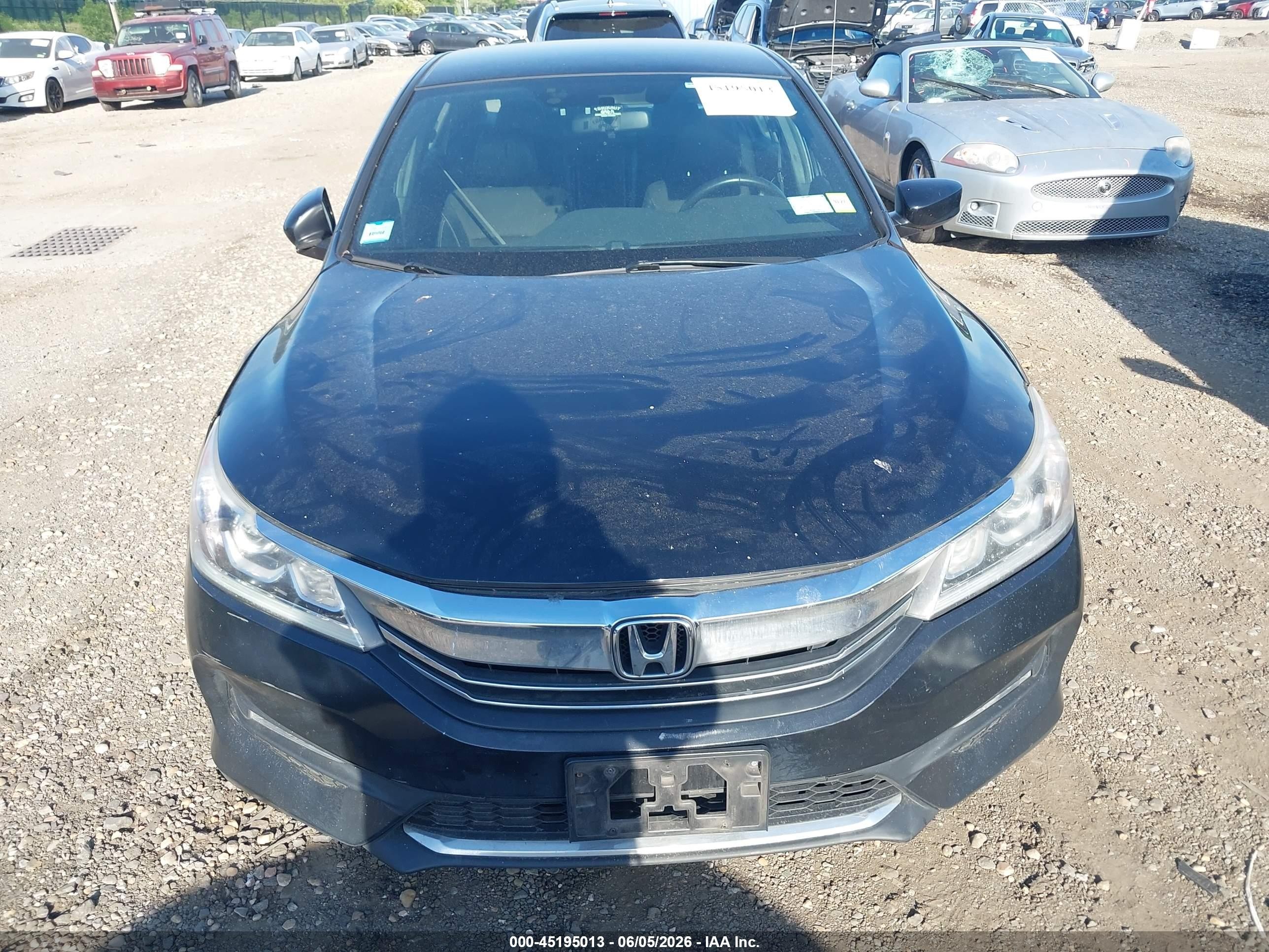 2017 Honda Accord Sport Black vin: 1HGCR2F58HA142167