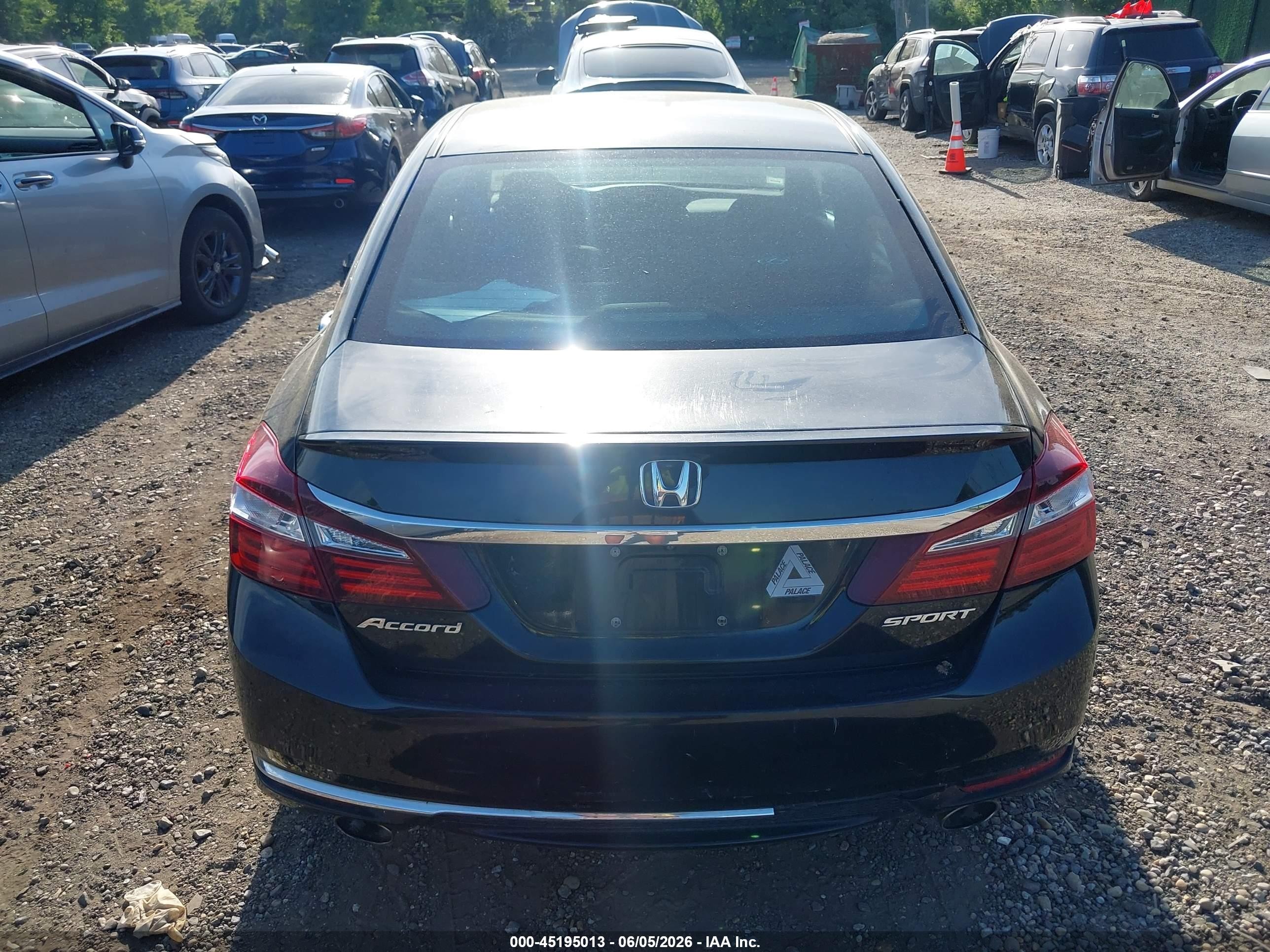 2017 Honda Accord Sport Black vin: 1HGCR2F58HA142167